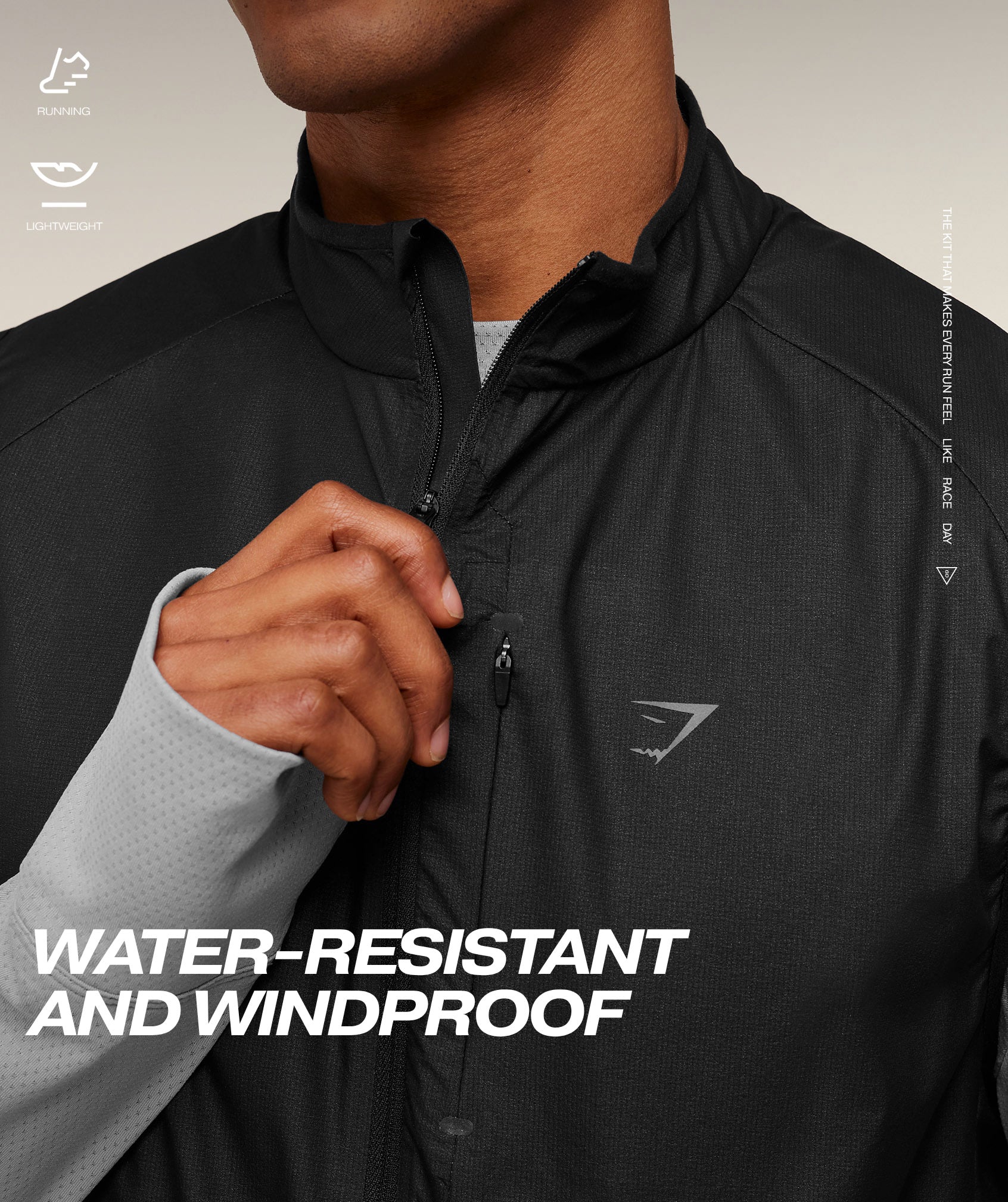 Gymshark Running Elite Lightweight Gilet - Black - Image 2
