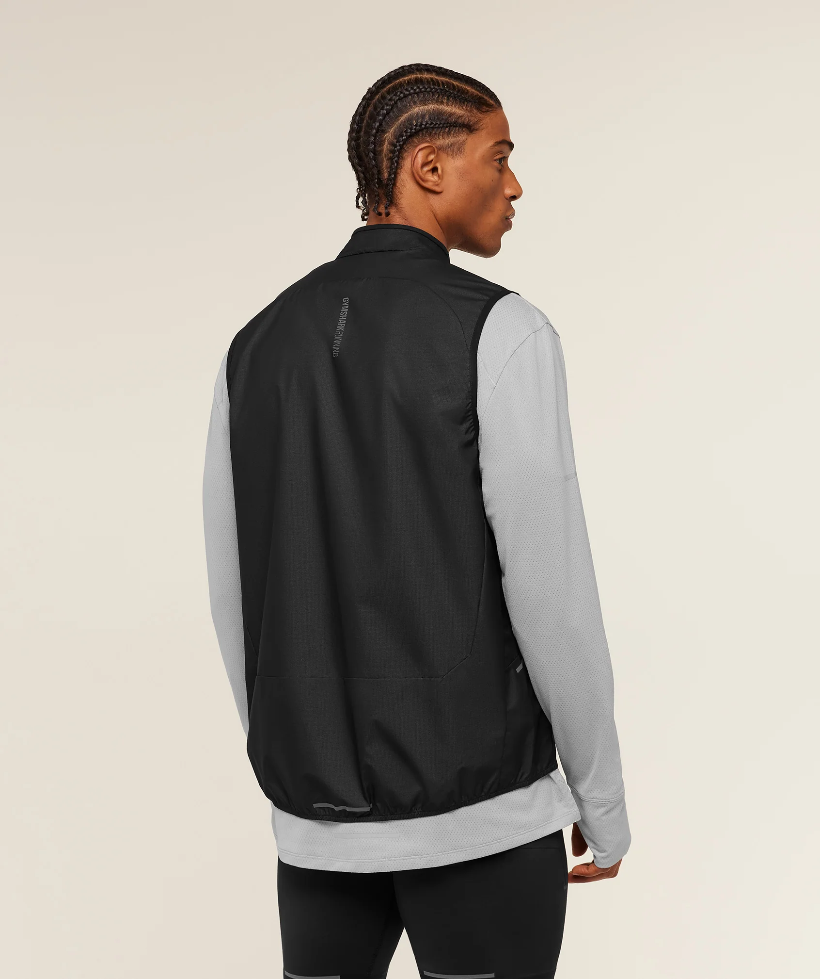 Gymshark Running Elite Lightweight Gilet - Black - Image 4