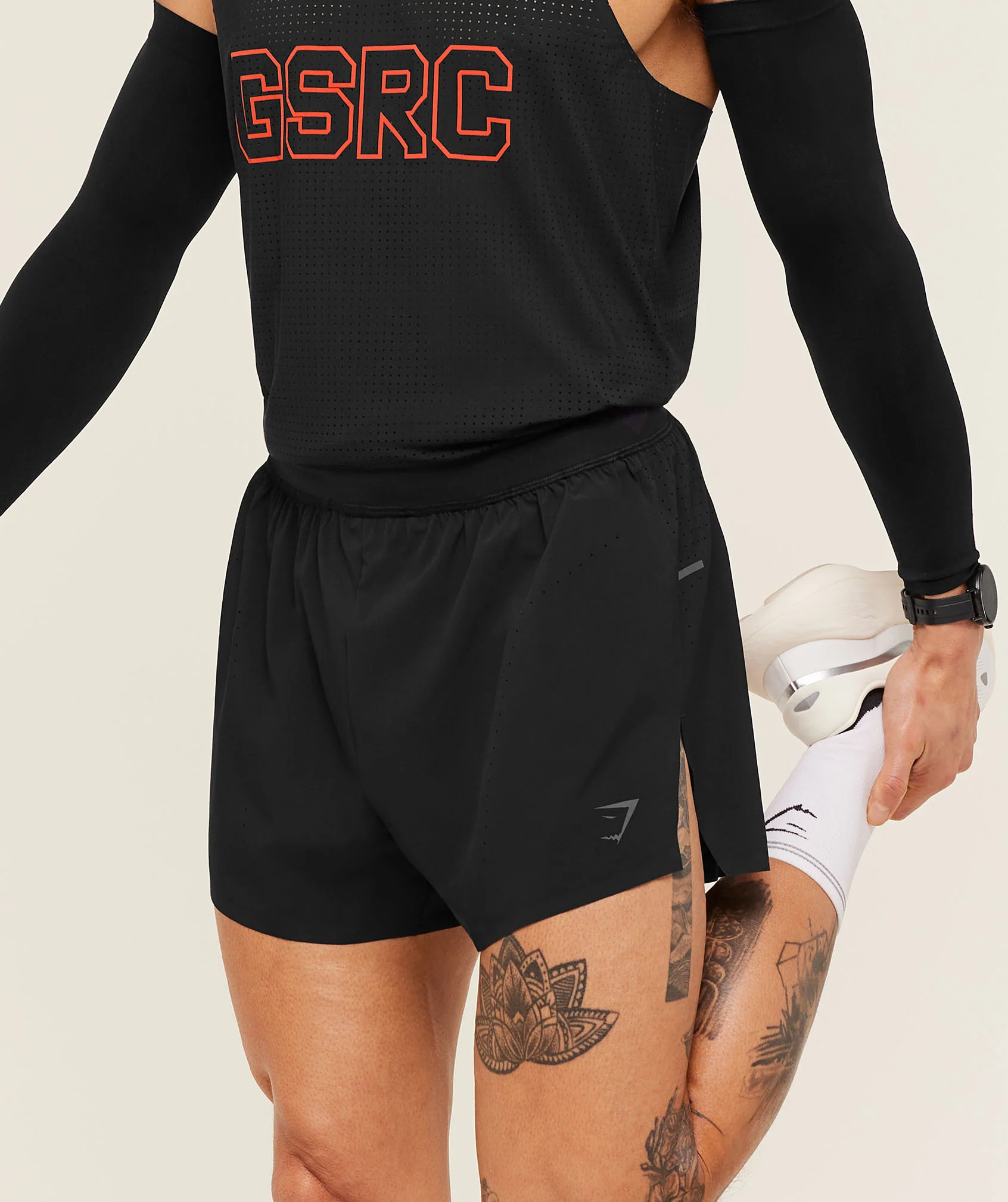 Gymshark Running Elite Race 5" Shorts - Black - Image 6
