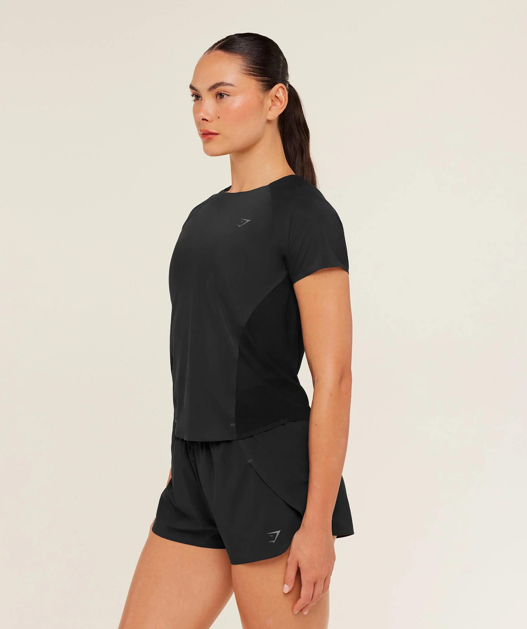 Gymshark Running Elite T-Shirt - Black - Image 3