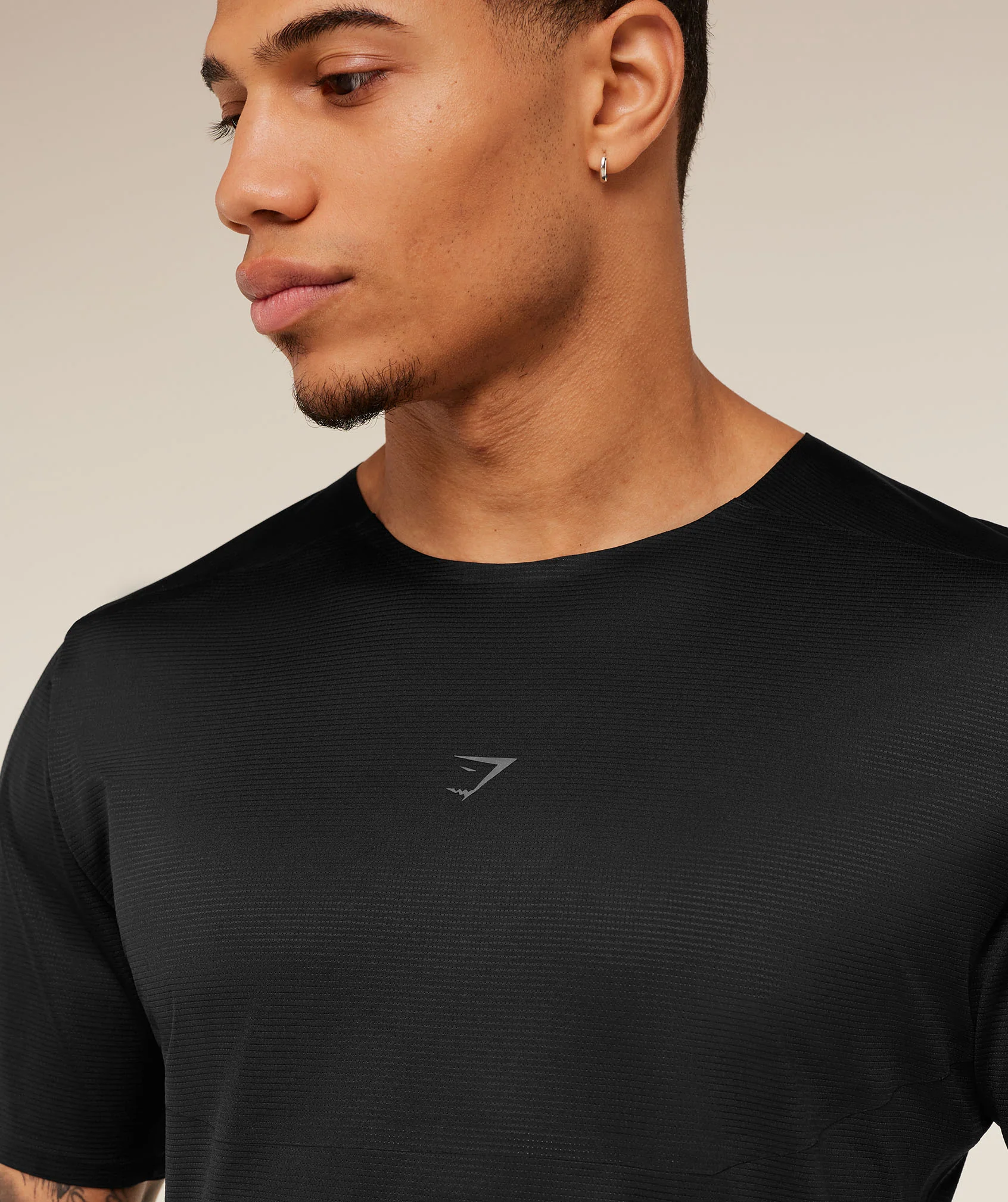 Gymshark Running Elite T-Shirt - Black - Image 7