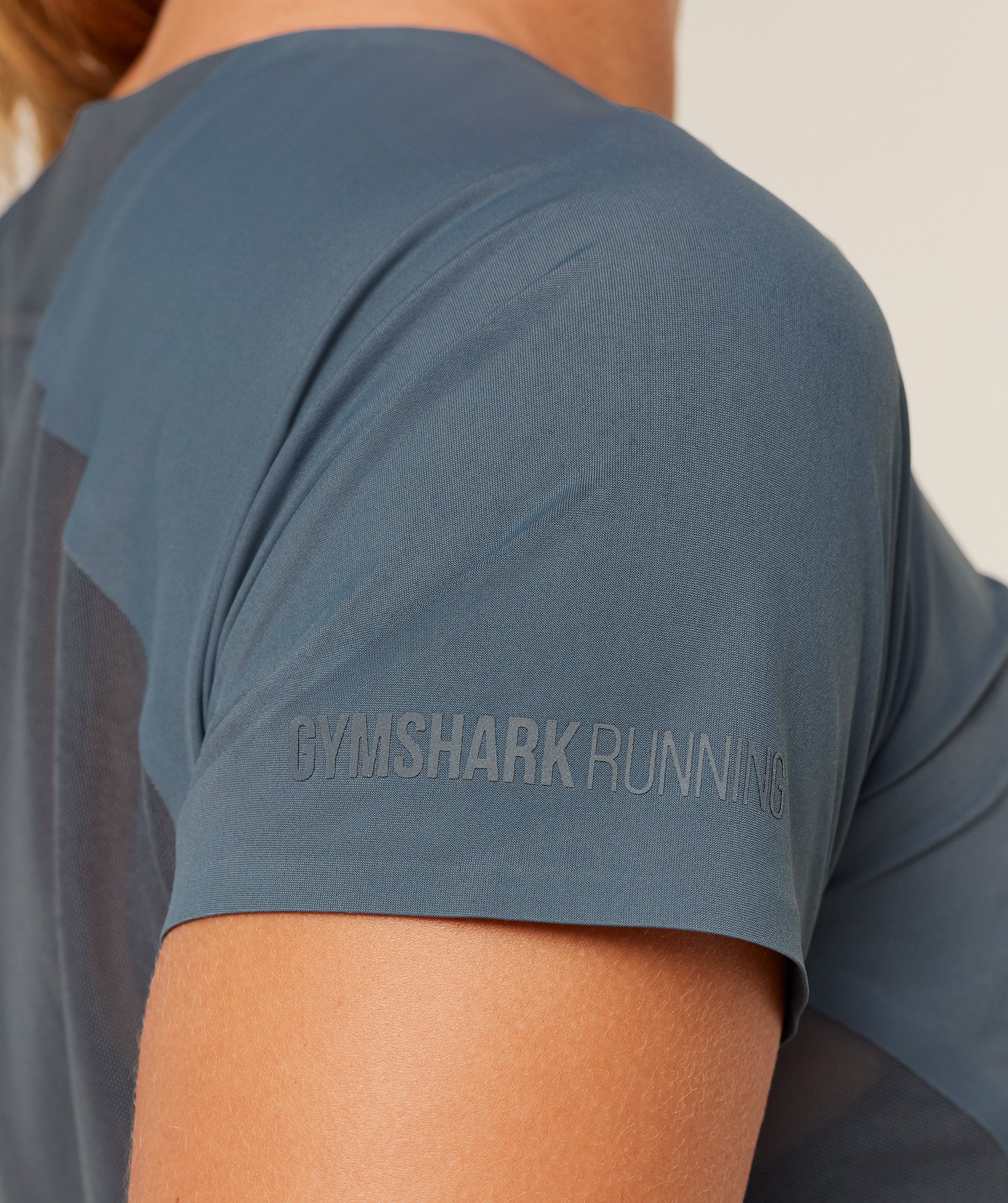 Gymshark Running Elite T-Shirt - Titanium Blue - Image 6