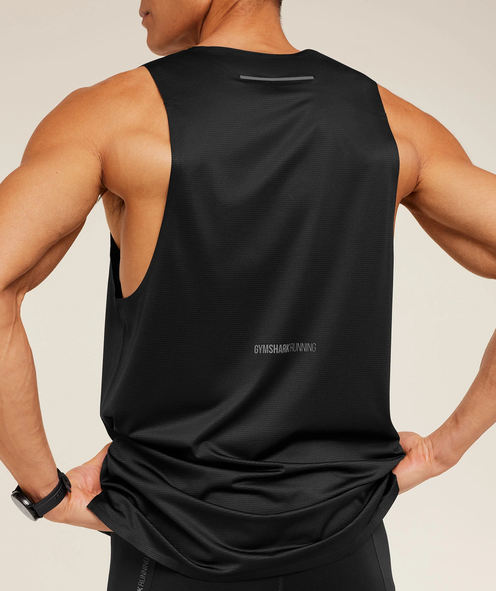 Gymshark Running Elite Tank - Black - Image 6
