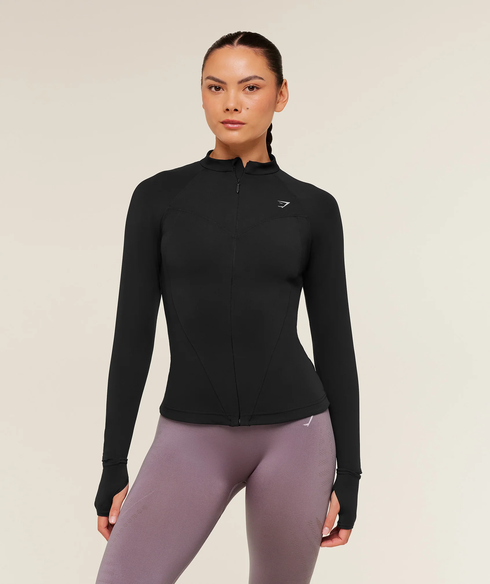 Gymshark Running Full Zip Jacket - Black