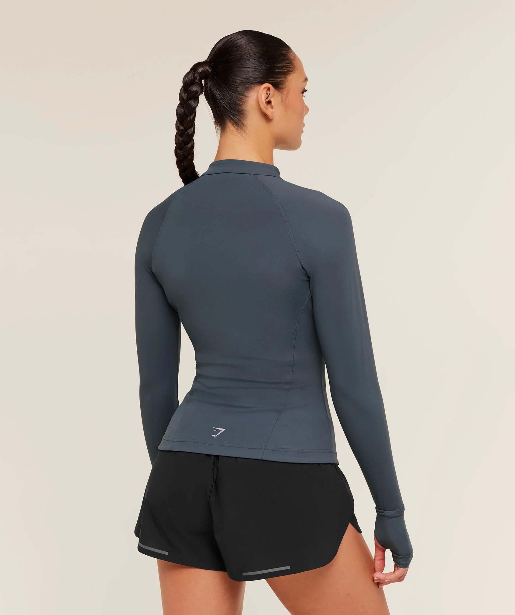 Gymshark Running Full Zip Jacket - Titanium Blue - Image 3