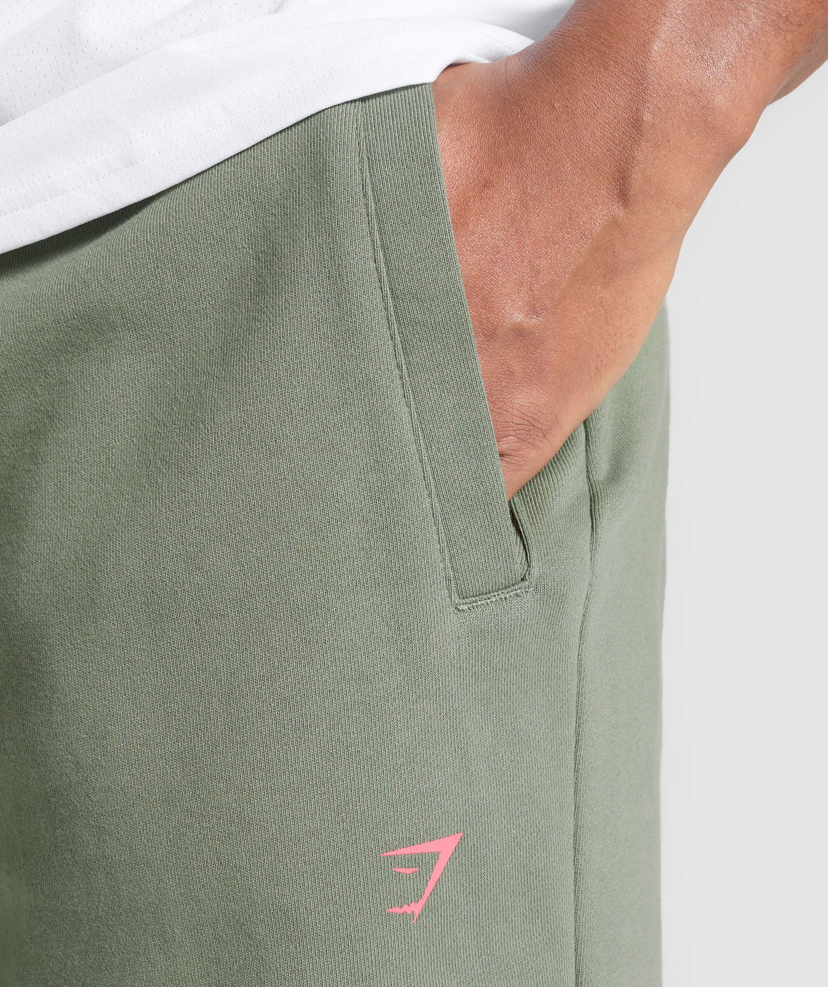 Gymshark Running Graphic Joggers - Unit Green - Image 6