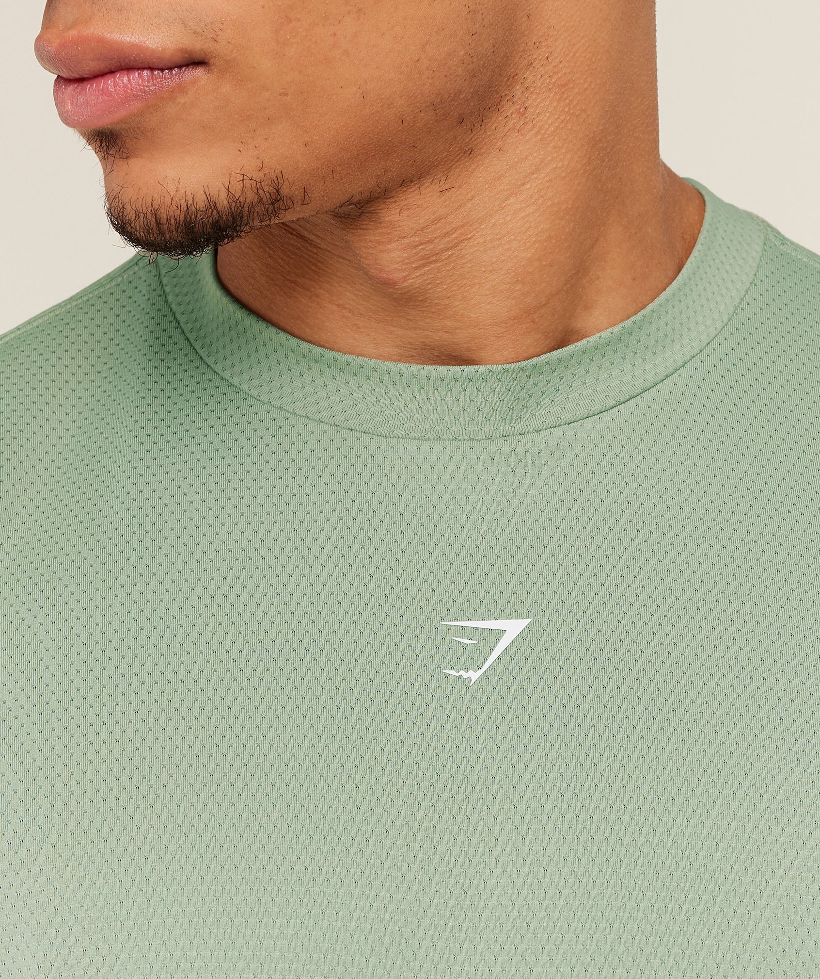 Gymshark Running Graphic T-Shirt - GS Haze Green - Image 5