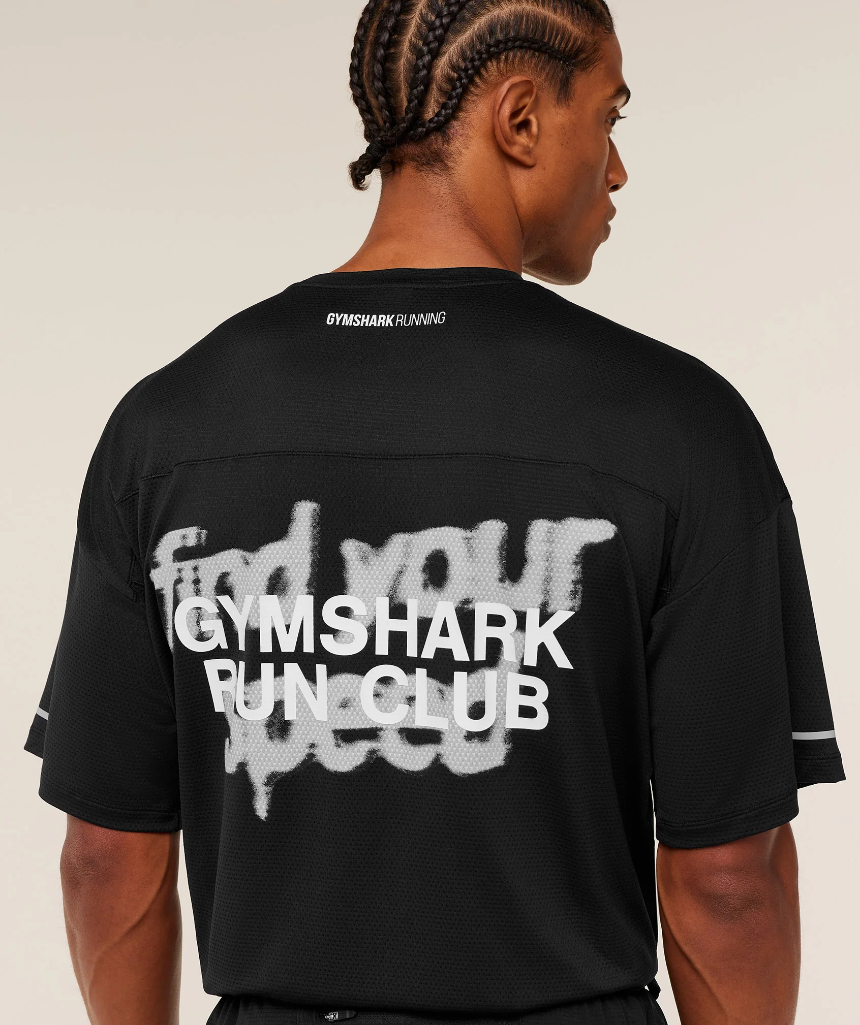 Gymshark Running Graphic T-Shirt - GS Black - Image 6