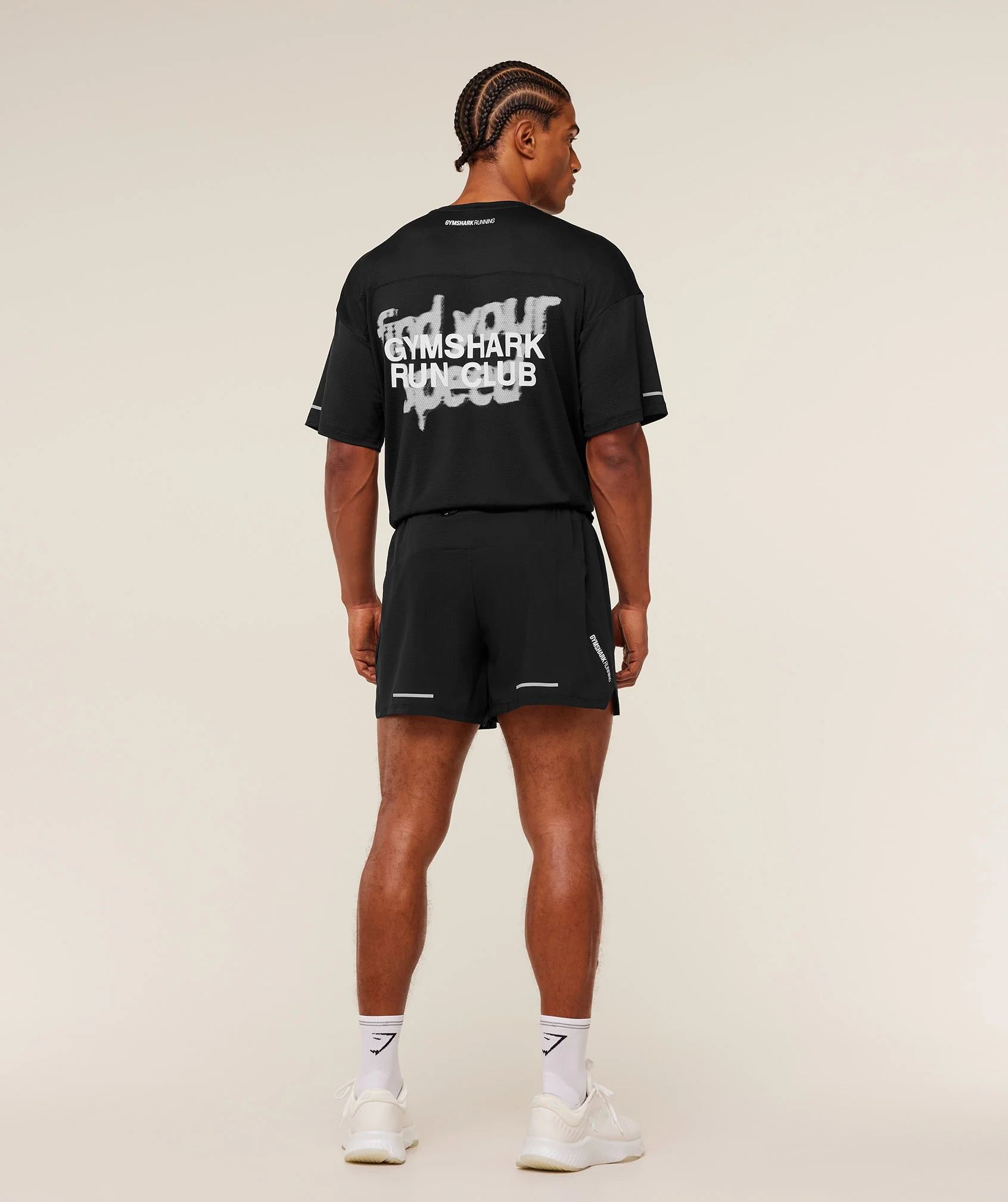 Gymshark Running Graphic T-Shirt - GS Black - Image 7