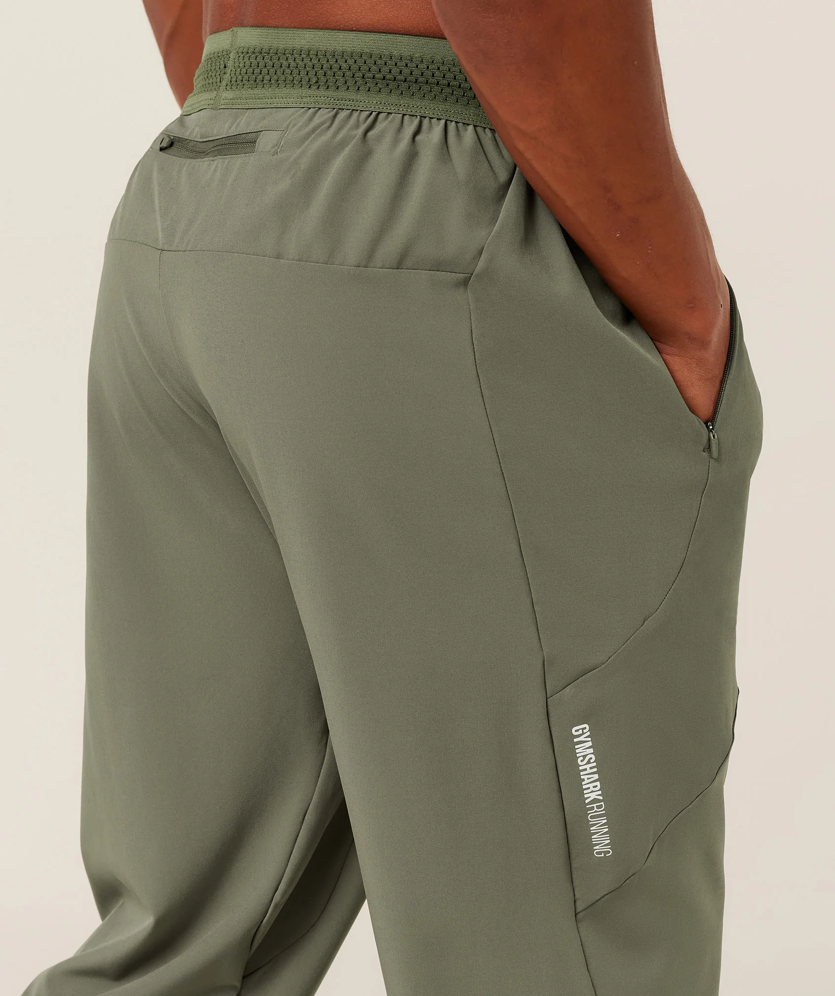 Gymshark Running Joggers - Base Green - Image 6