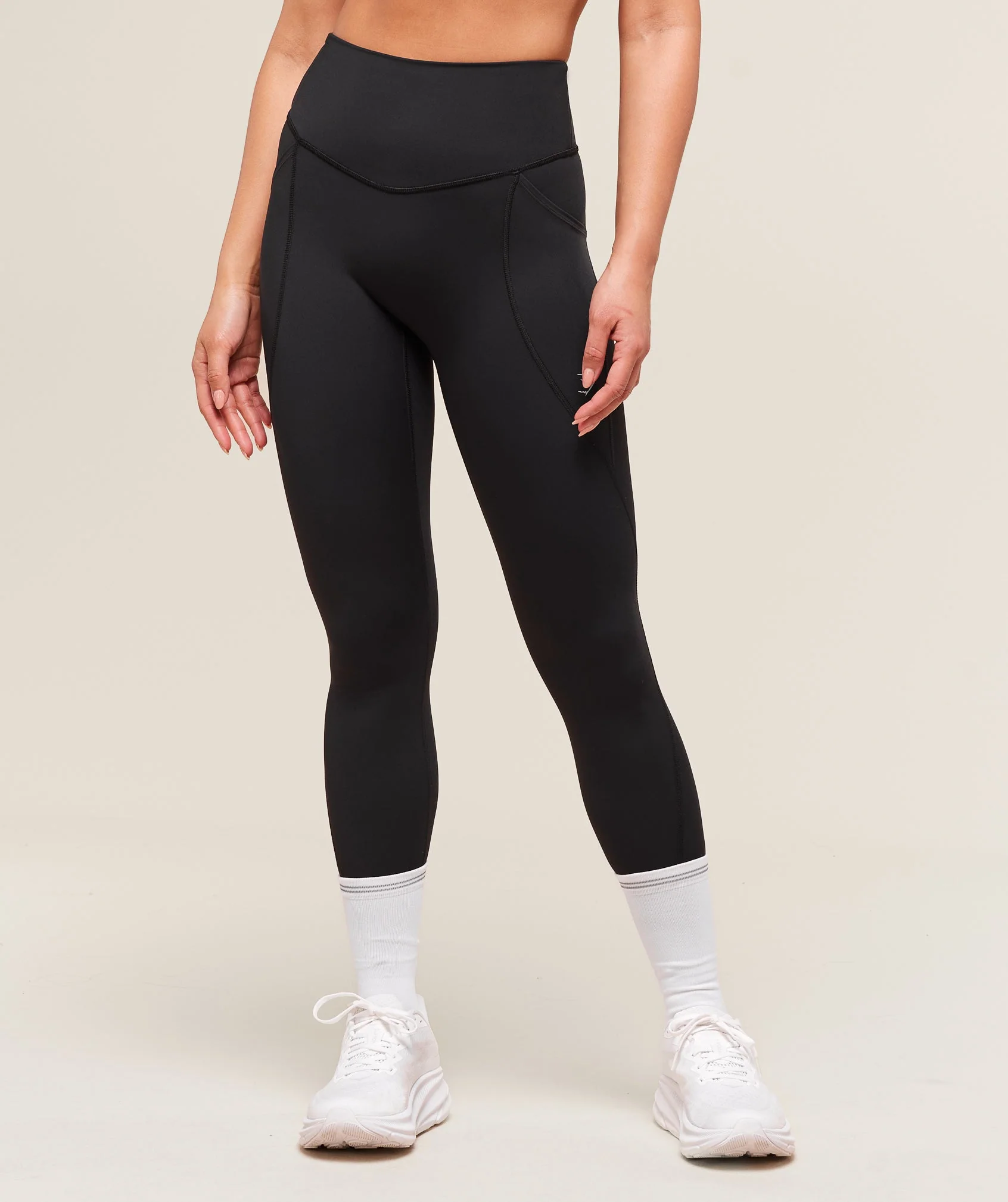 Gymshark Running Pocket Leggings - Black - Image 2