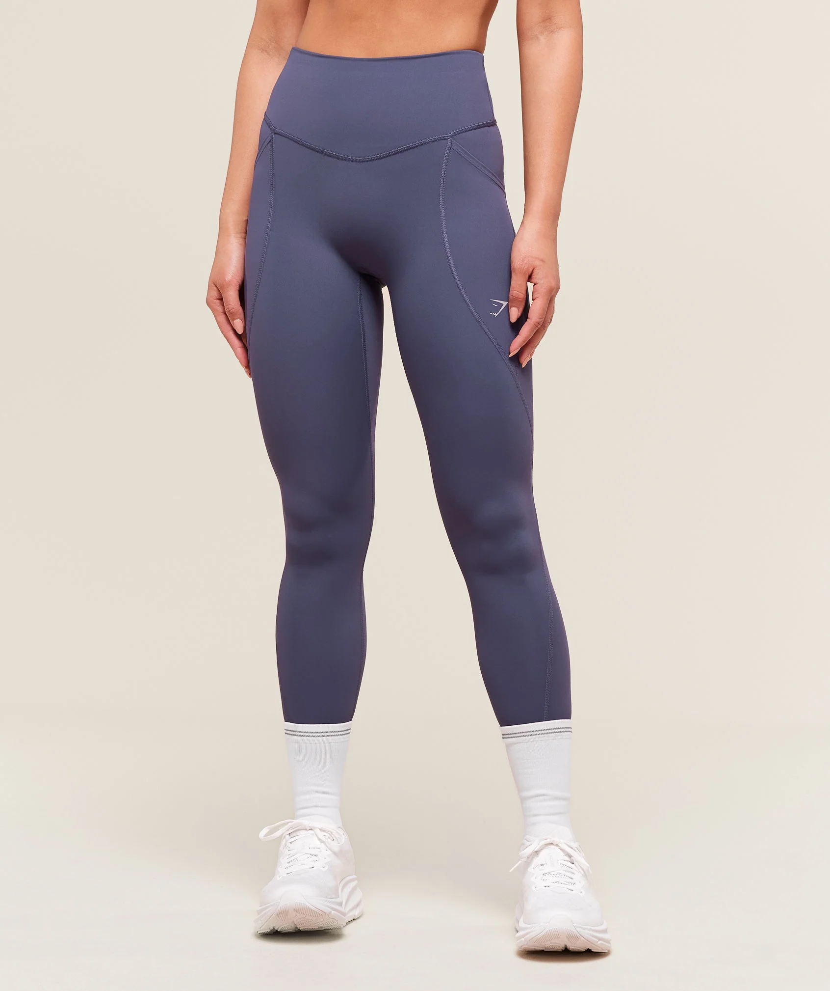 Gymshark Running Pocket Leggings - Weighted Purple - Image 2