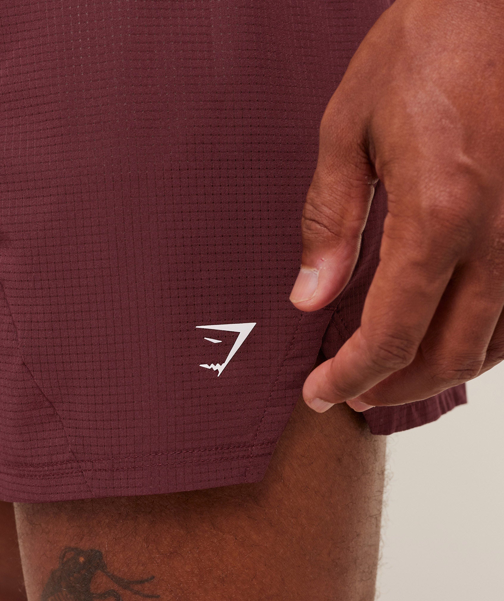 Gymshark Running 5" Shorts - Rich Maroon - Image 6