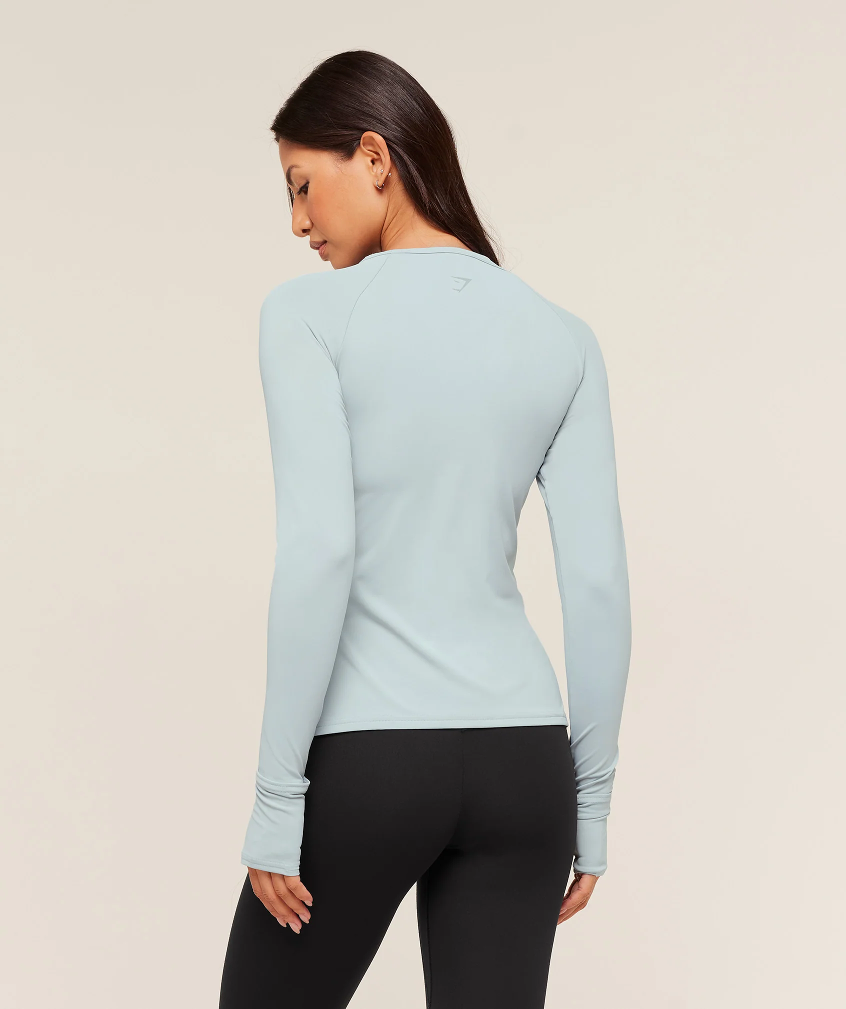 Gymshark Running Sleeve Top - Smoke Blue - Image 2