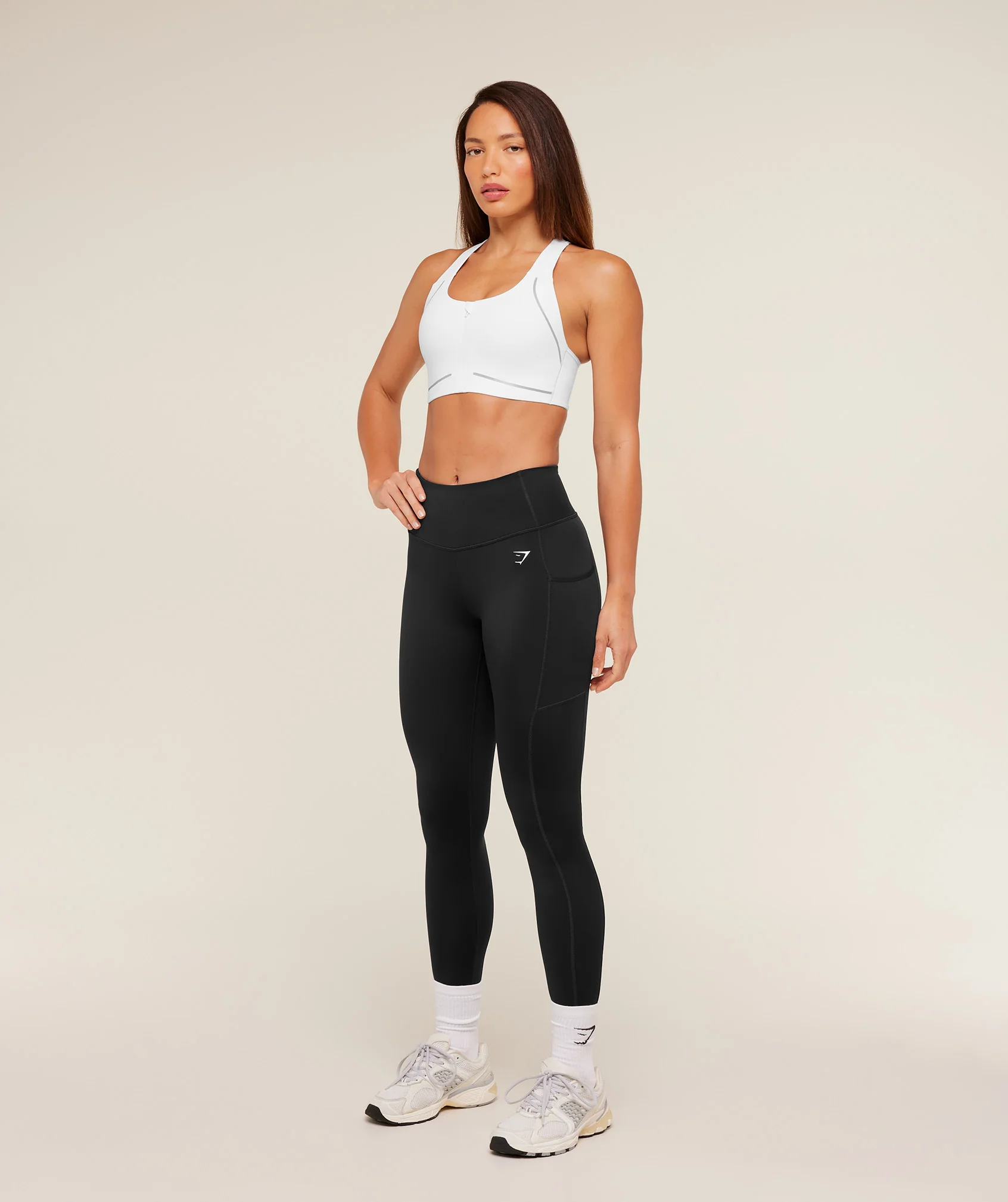 Gymshark Running Sports Bra - White - Image 4