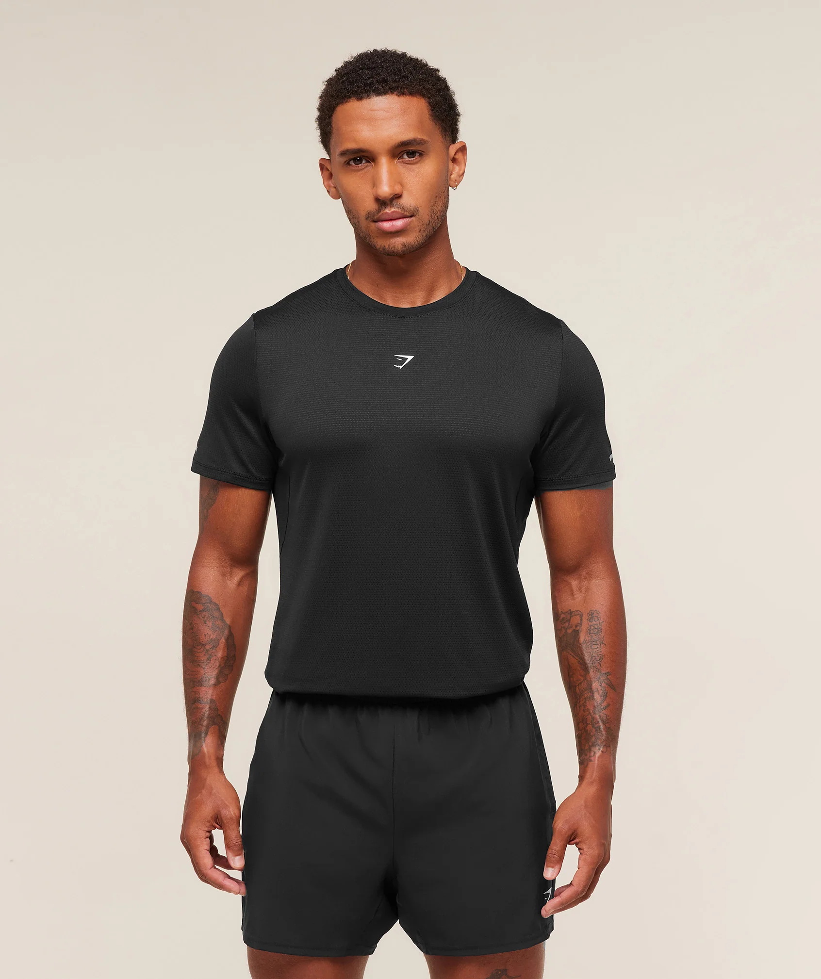 Gymshark Running T-Shirt - Black