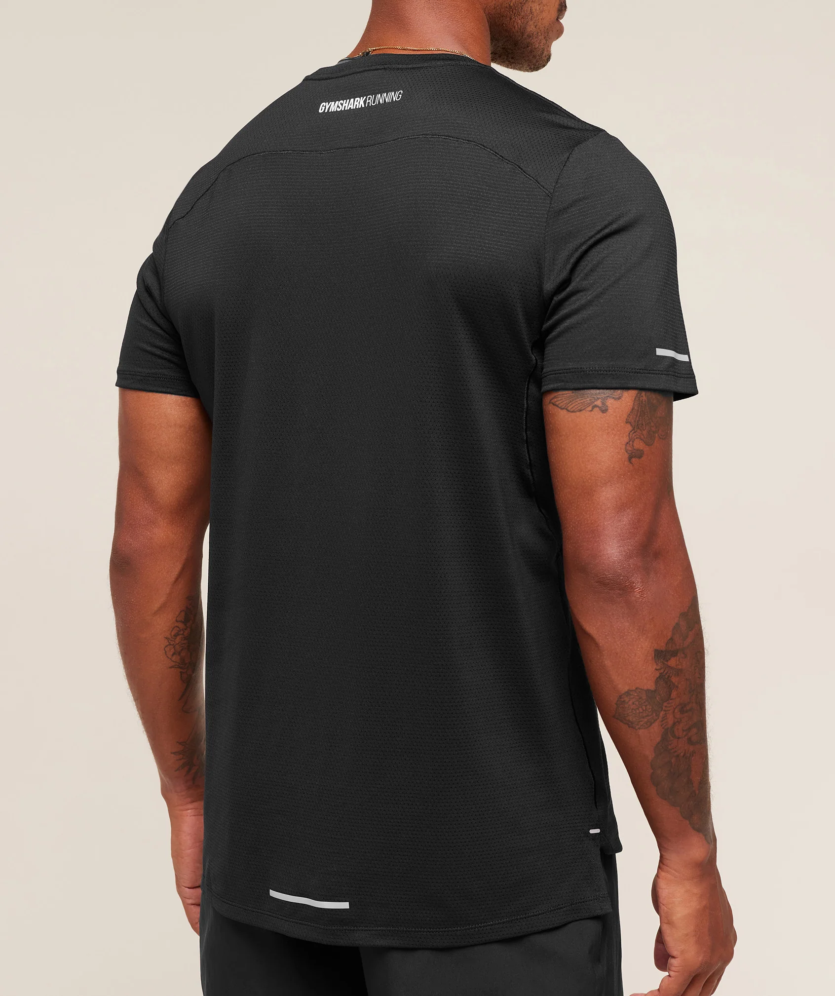 Gymshark Running T-Shirt - Black - Image 5