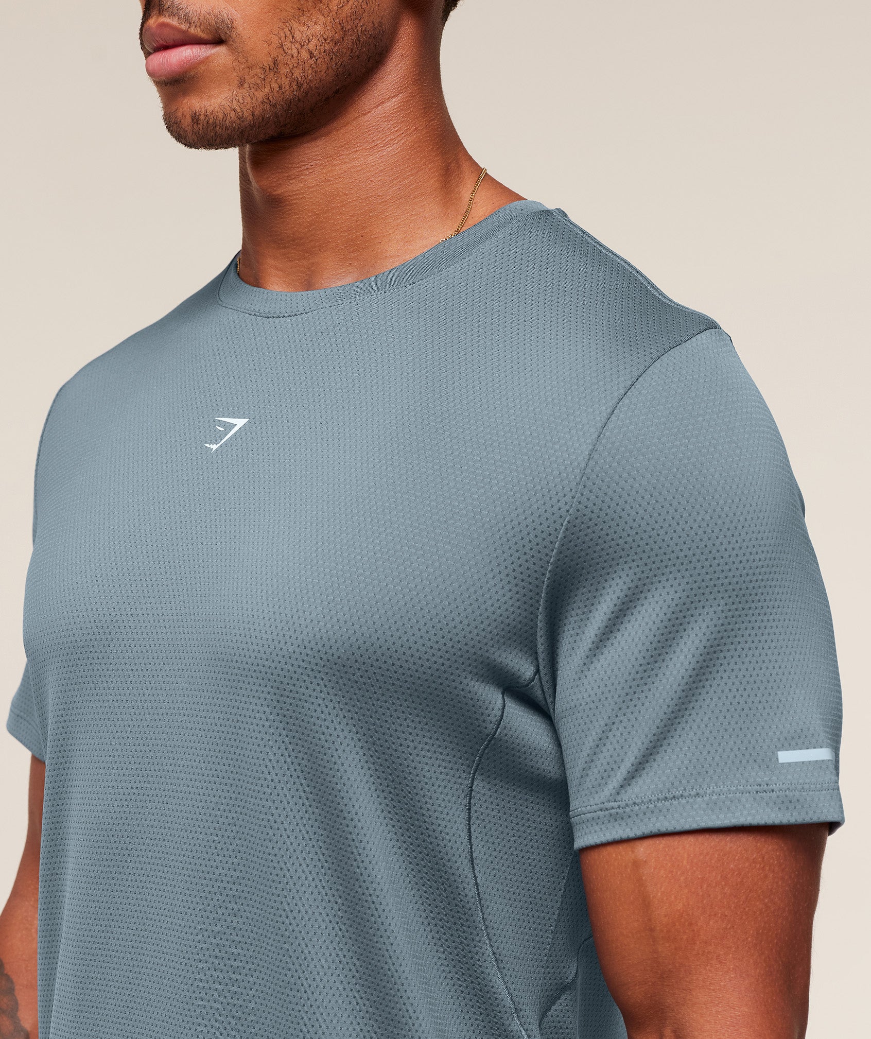 Gymshark Running T-Shirt - Iron Blue - Image 7