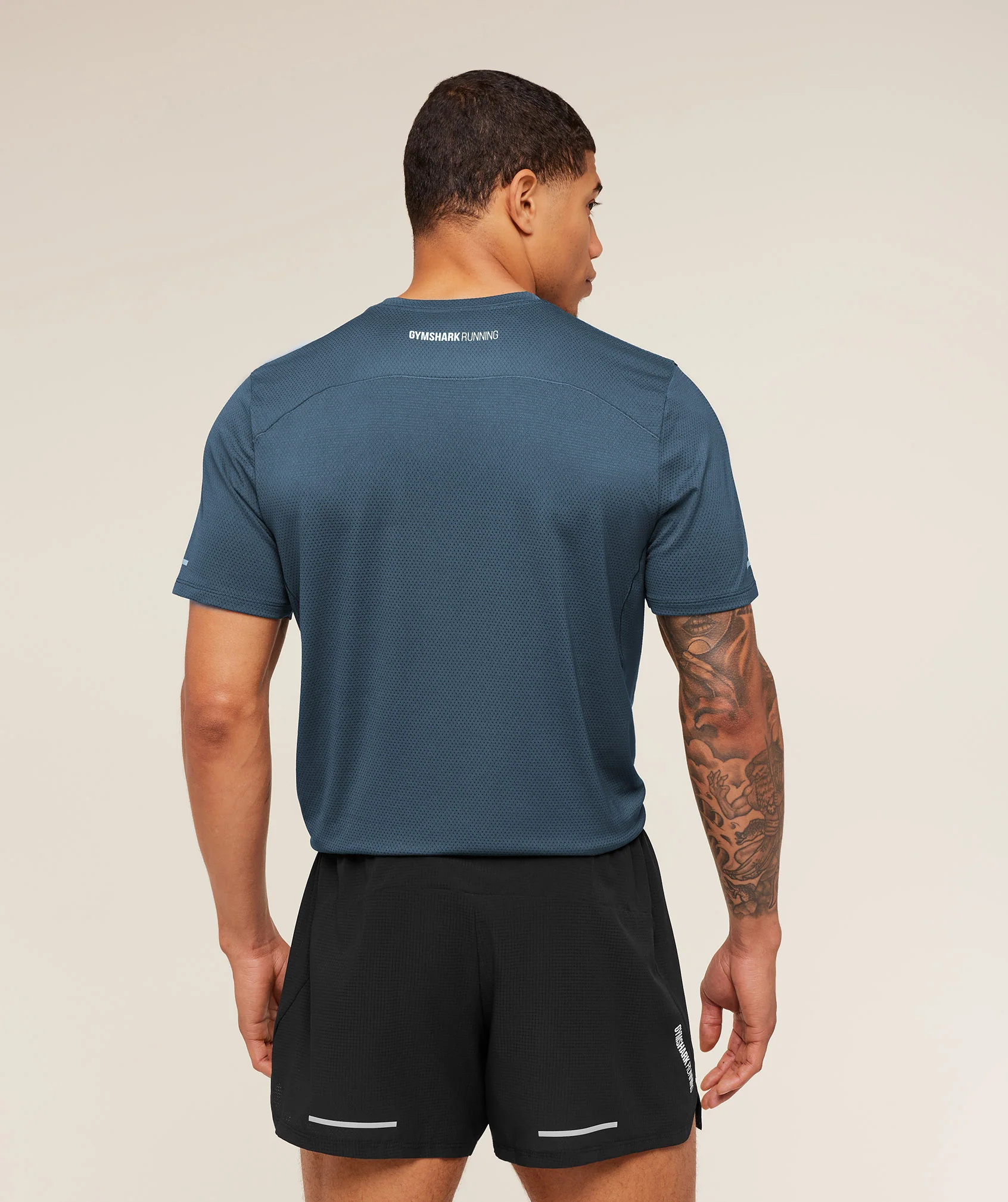Gymshark Running T-Shirt - GS Stealth Blue - Image 2