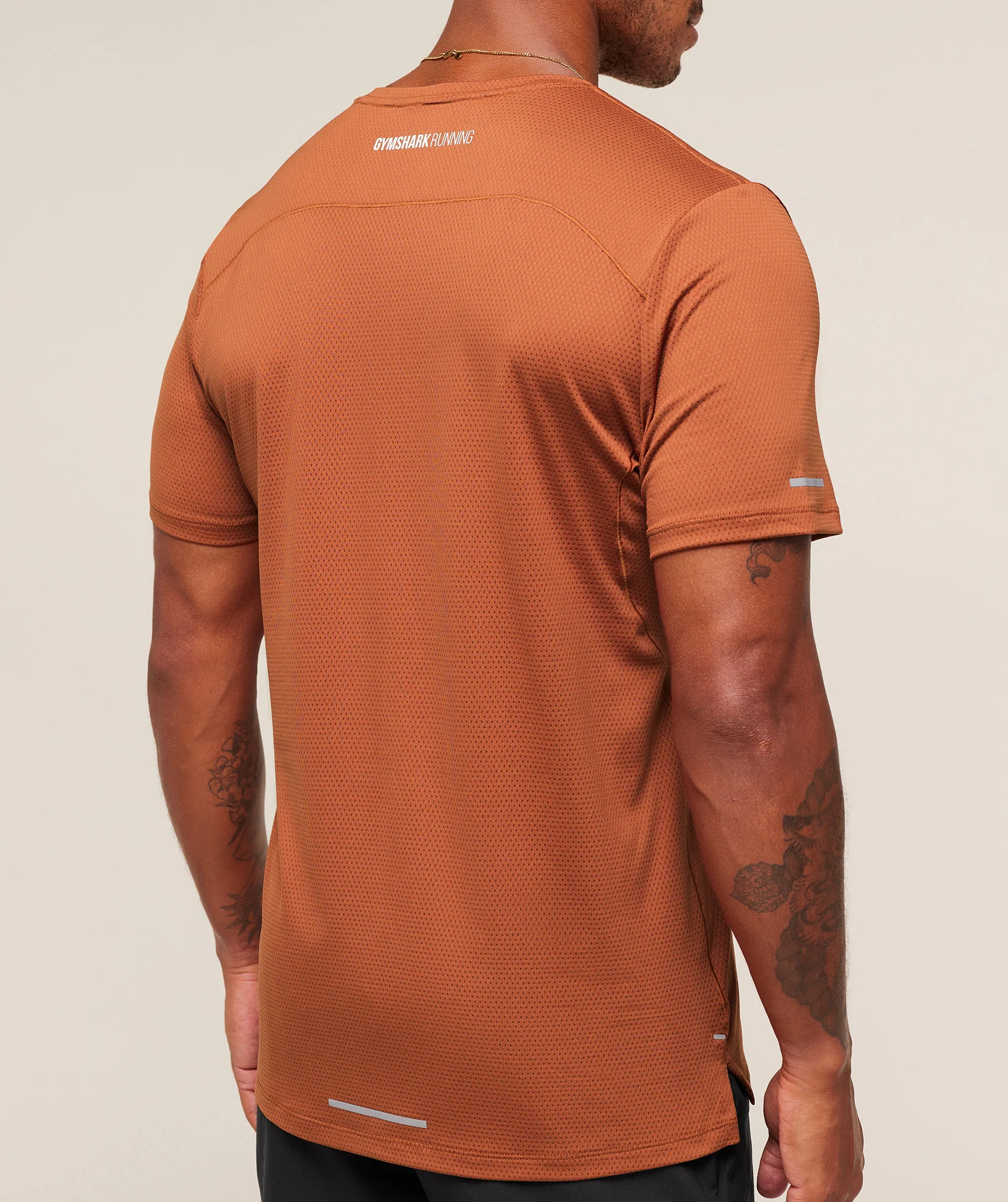 Gymshark Running T-Shirt - Spiced Brown - Image 6