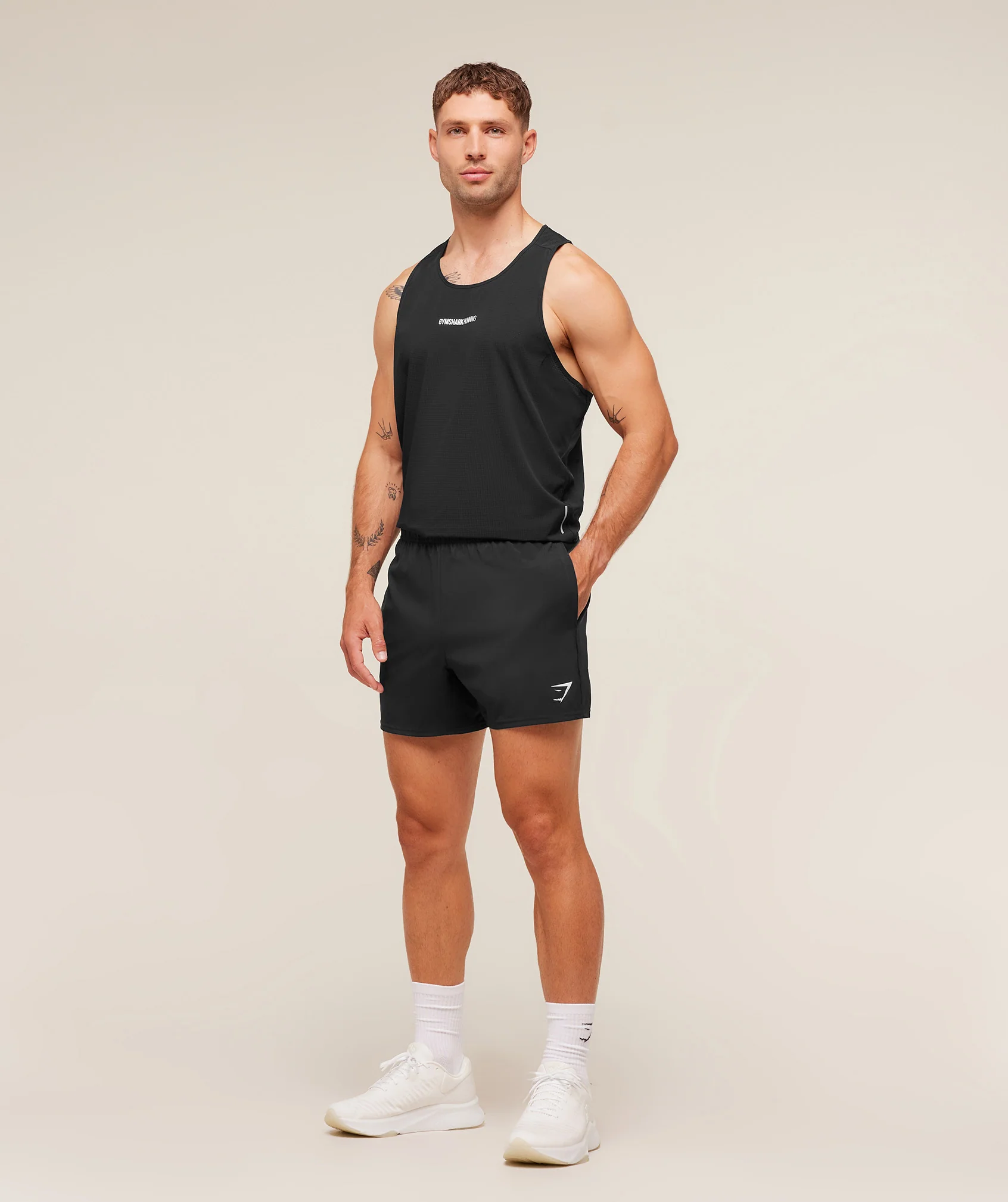 Gymshark Running Tank - Black - Image 4