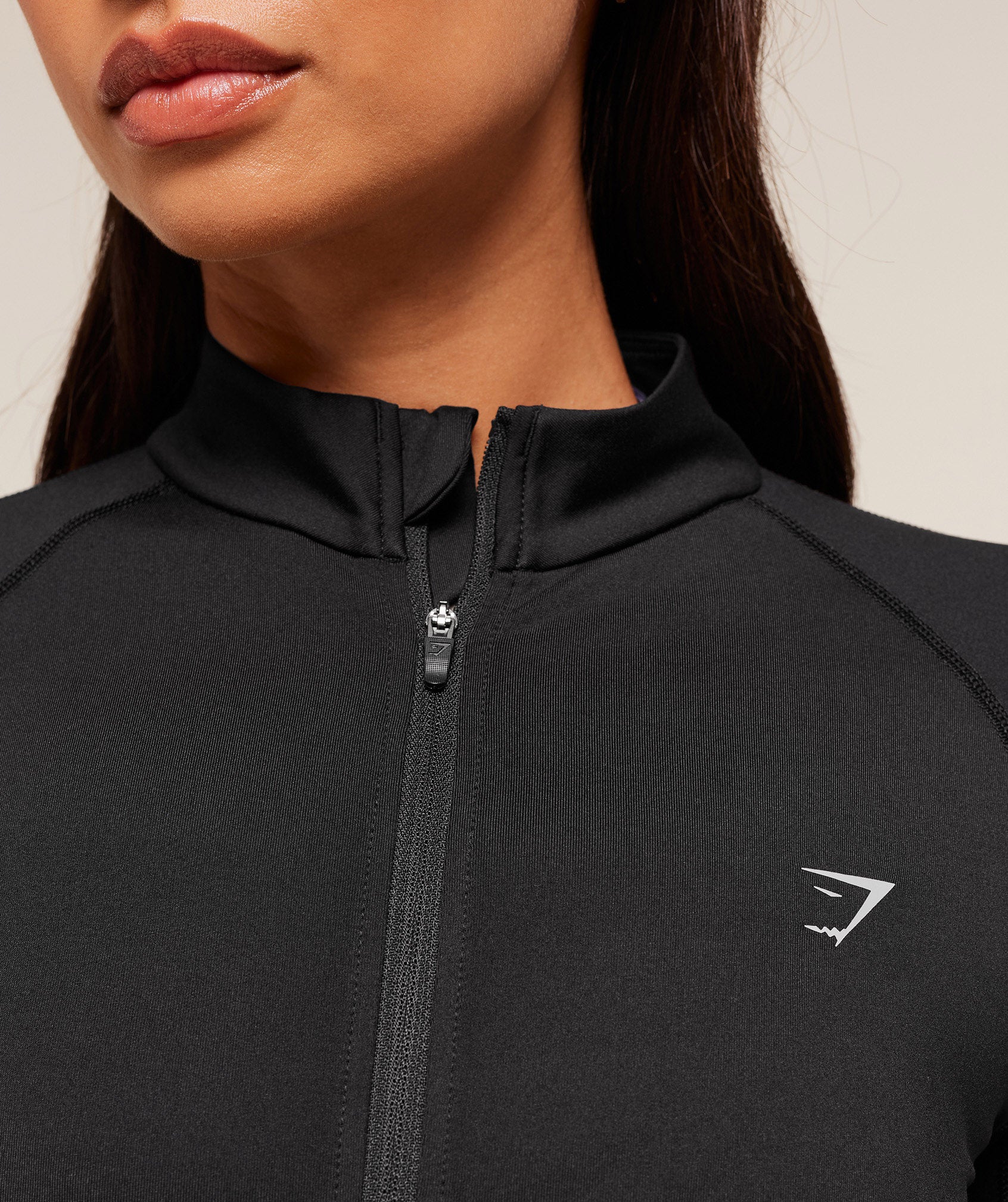 Gymshark Running Warmth Zip Up Jacket - Black - Image 6