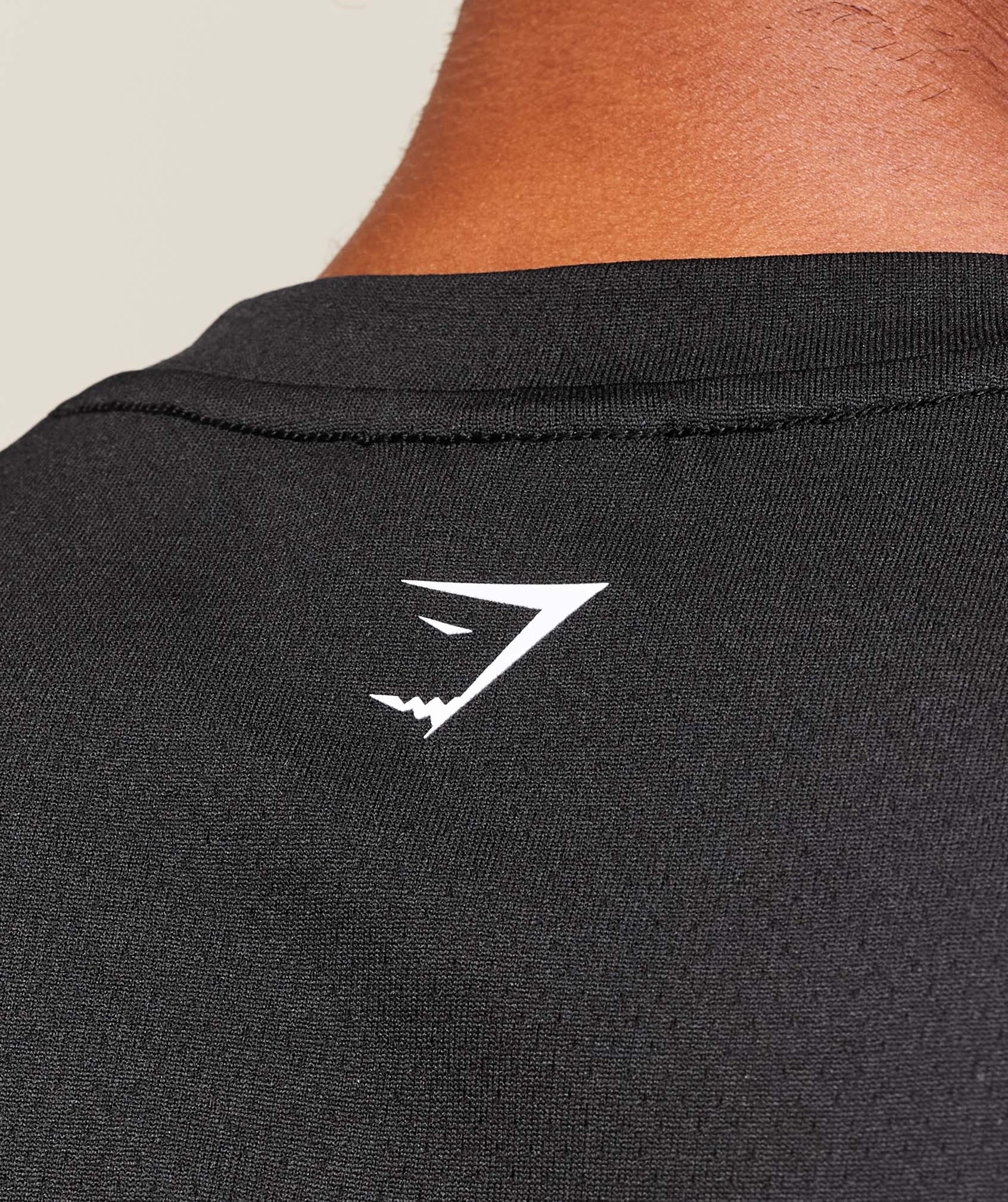 Gymshark S&C Graphic Cut Off Tank - Black - Image 6