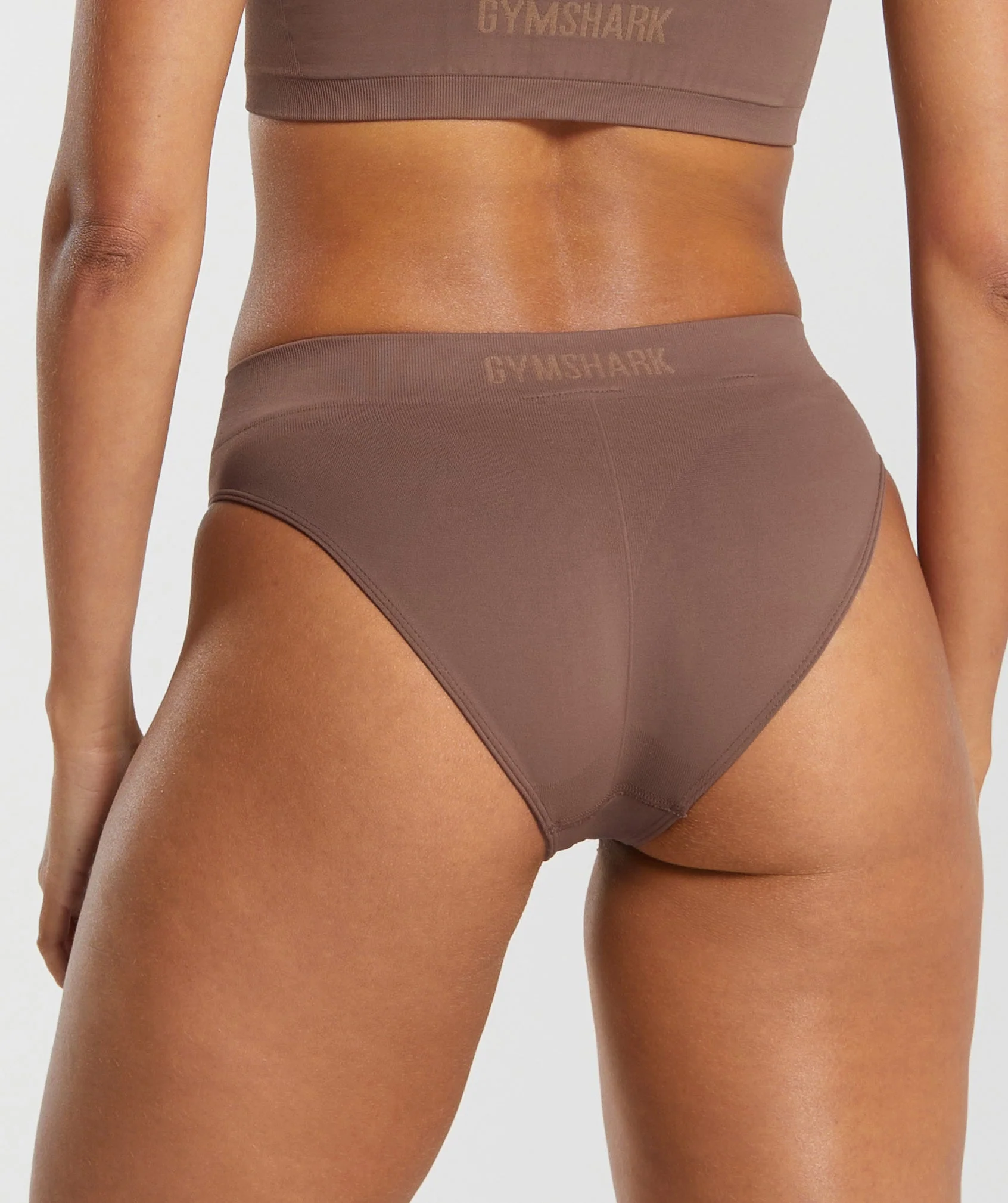 Gymshark Seamless Brief - Soft Brown - Image 2