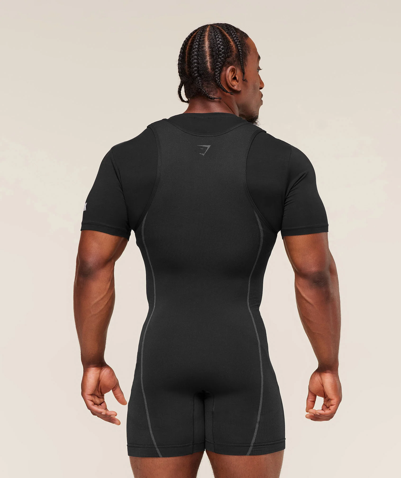 Gymshark Seamless Singlet - Black/Pitch Grey - Image 2