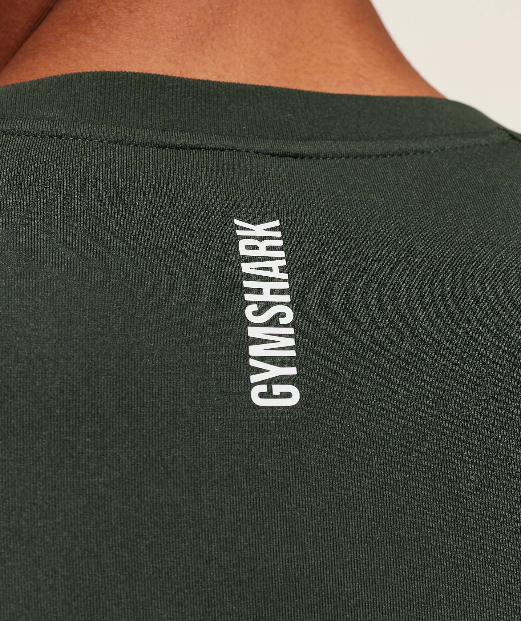 Gymshark Shadow Seamless Long Sleeve T-Shirt - Trail Green - Image 6