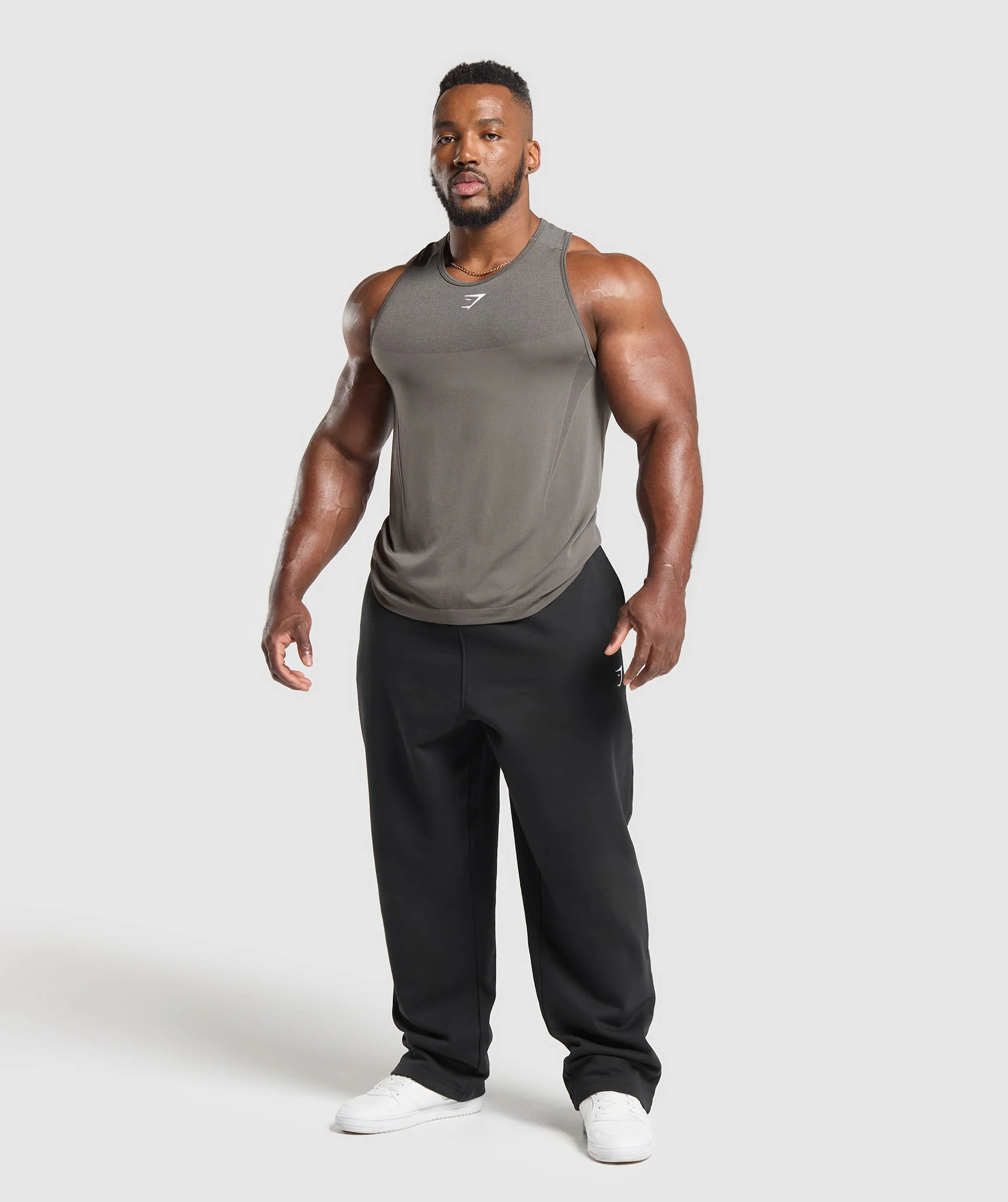 Gymshark Shadow Seamless Stringer - Meteor Grey - Image 4