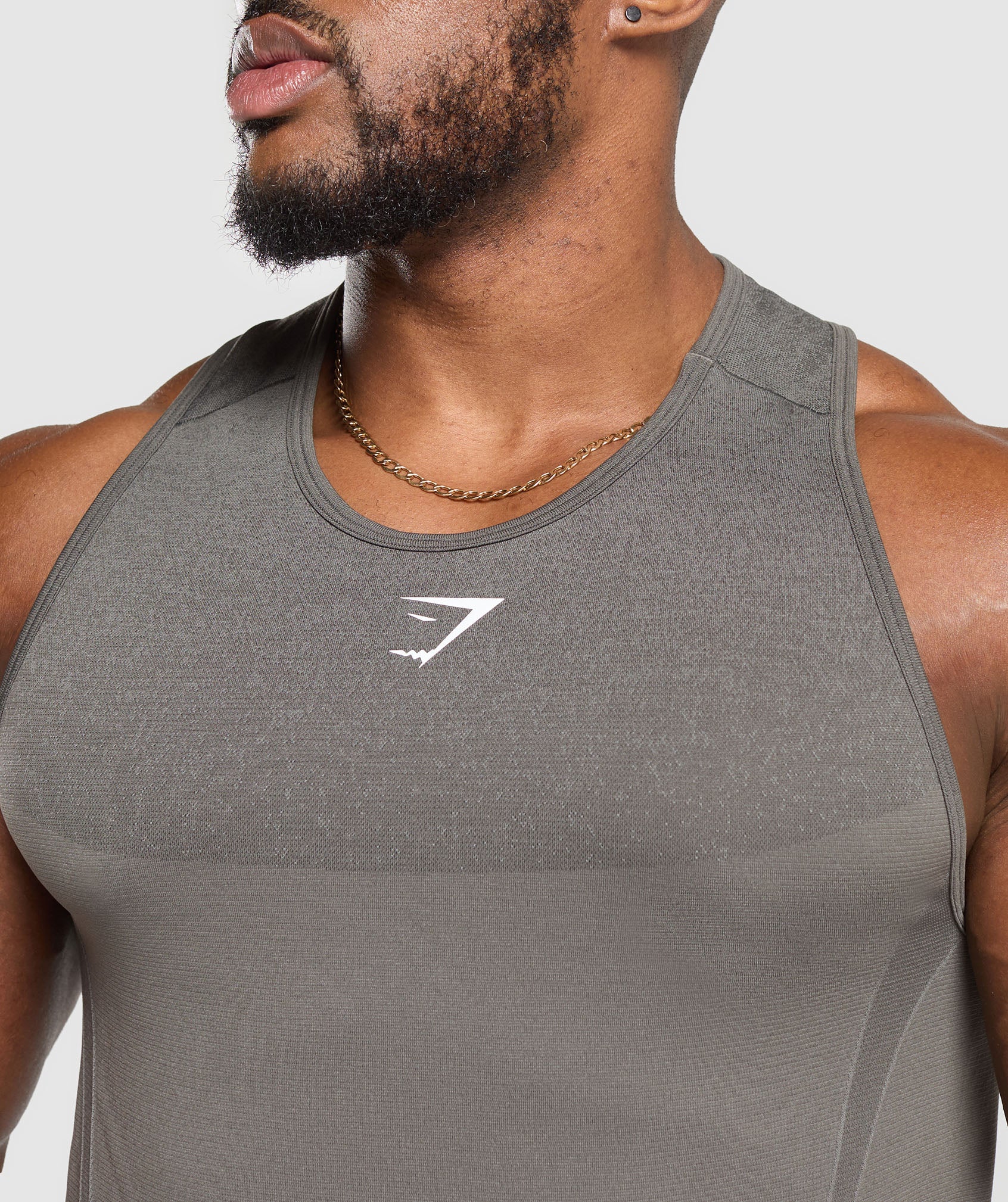 Gymshark Shadow Seamless Stringer - Meteor Grey - Image 6