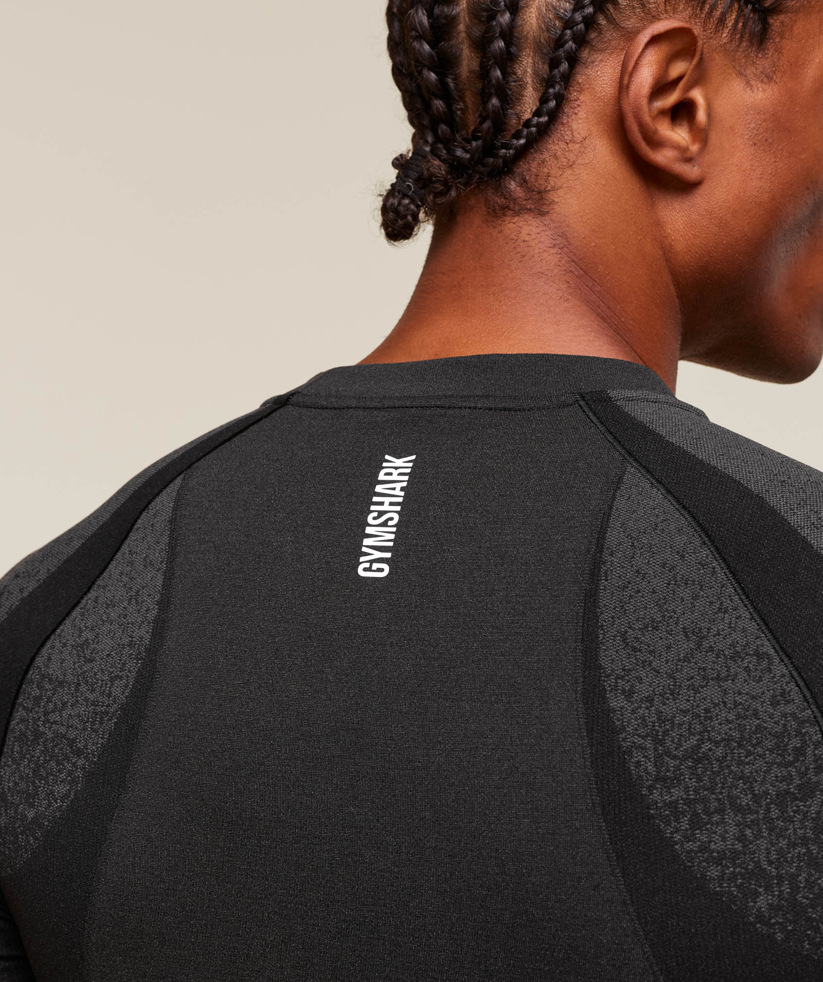 Gymshark Shadow Seamless T Shirt - Black - Image 5