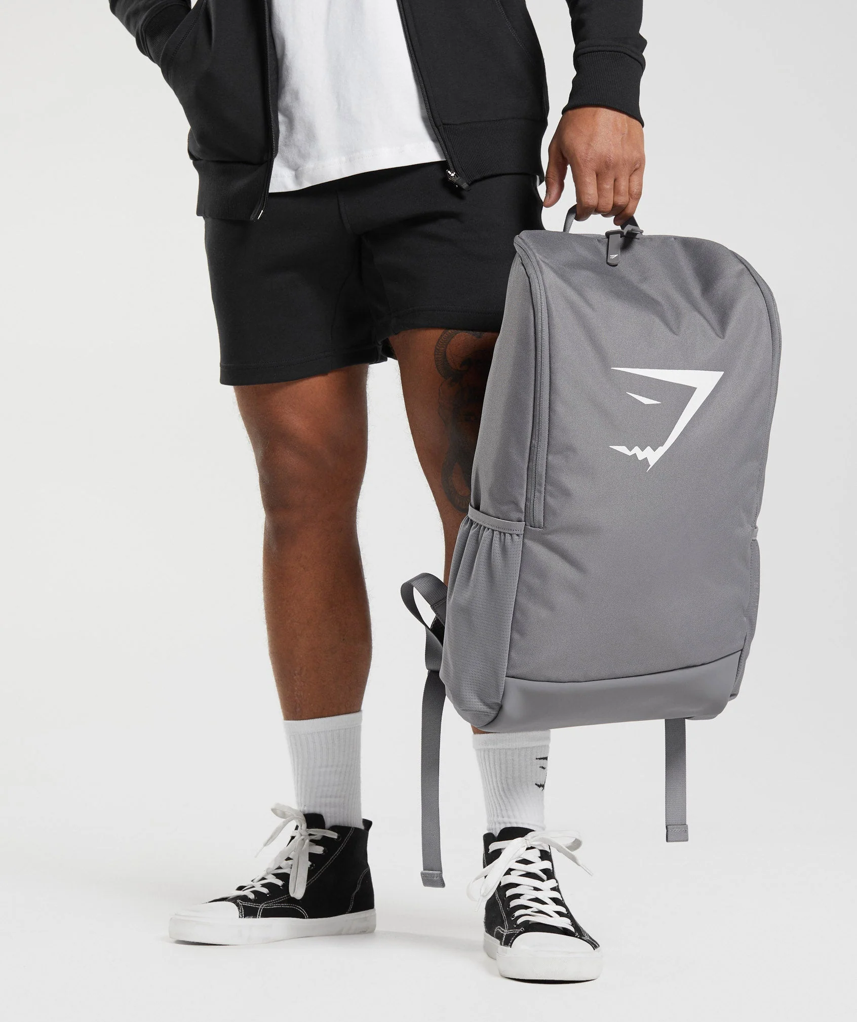 Gymshark Sharkhead Backpack - Coin Grey - Image 4