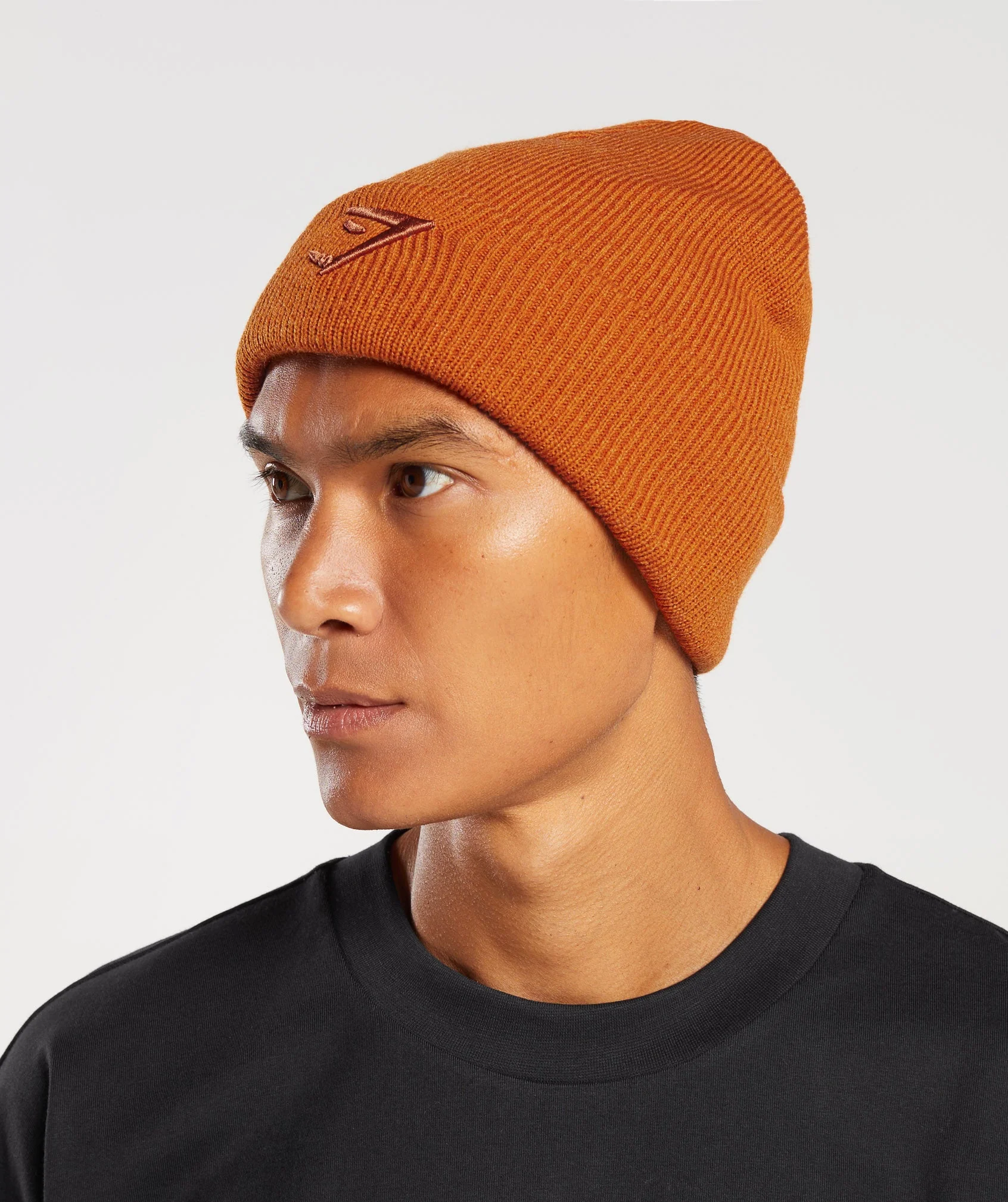 Gymshark Sharkhead Beanie - Charred Orange - Image 3