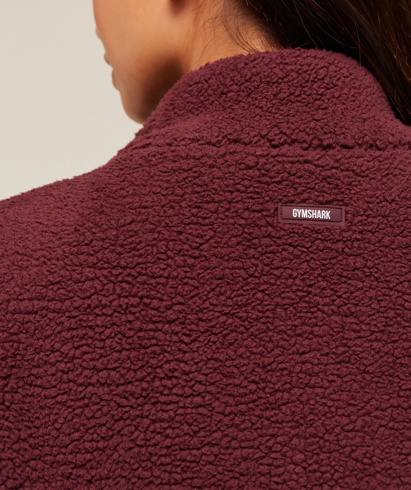 Gymshark Sherpa Gilet - Rich Maroon - Image 5