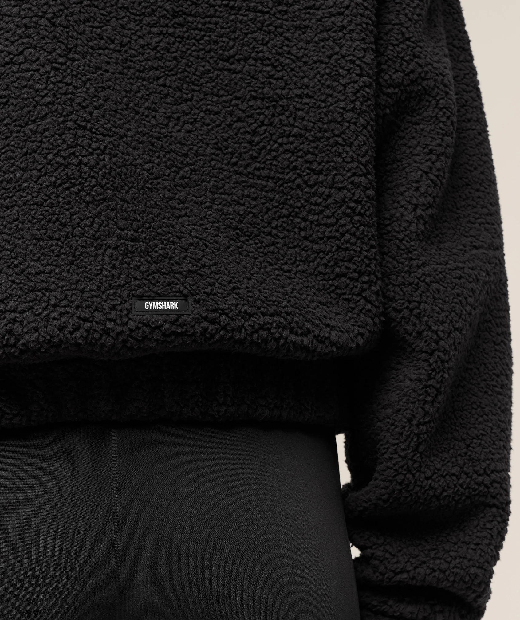 Gymshark Sherpa Jacket - Black - Image 5