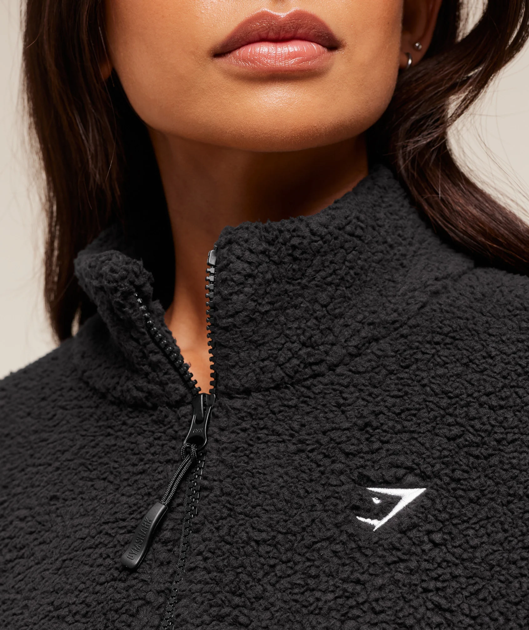 Gymshark Sherpa Jacket - Black - Image 6