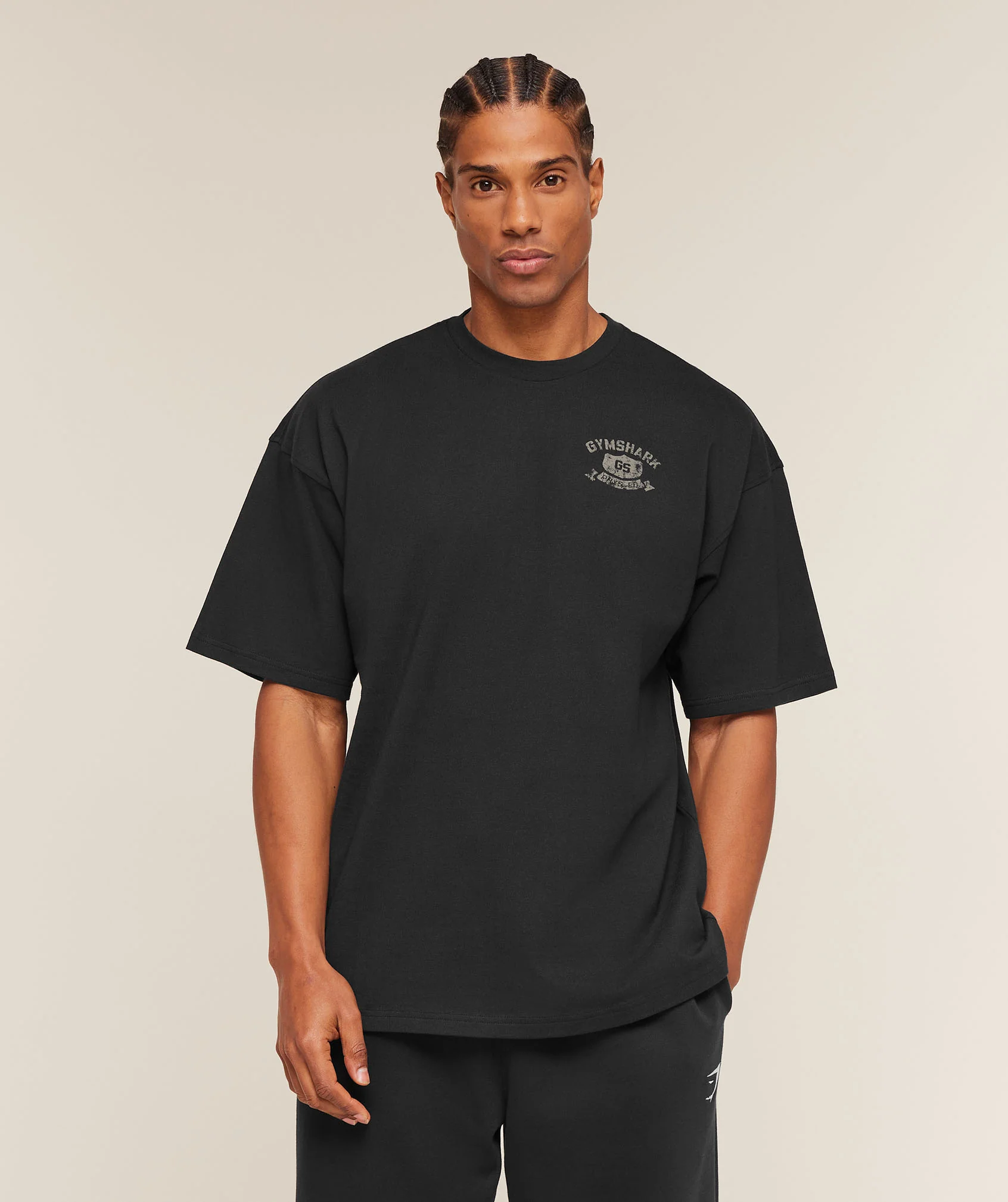 Gymshark Shield Graphic T-Shirt - Black - Image 2