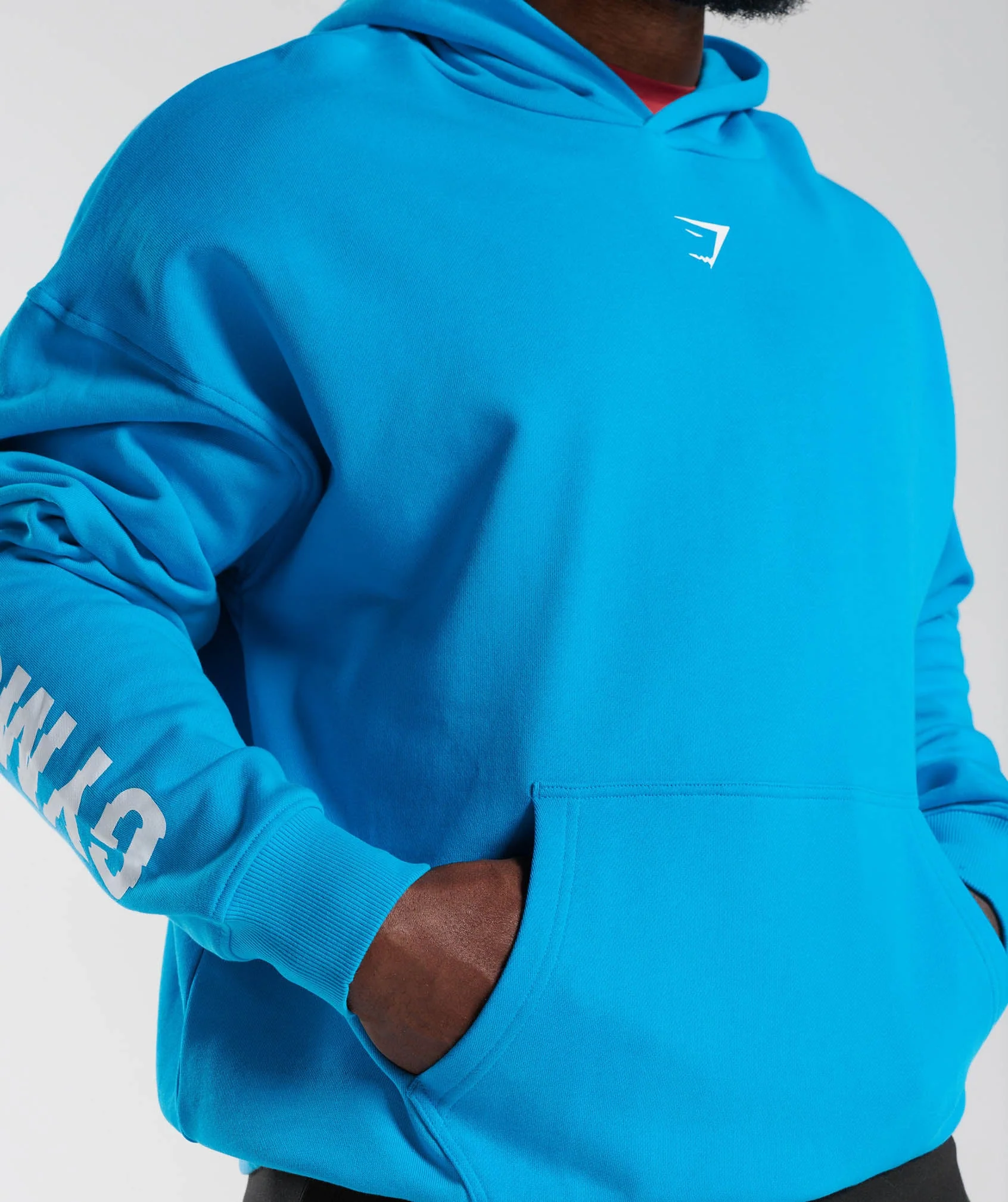 Gymshark Slice Hoodie - Electric Blue - Image 3