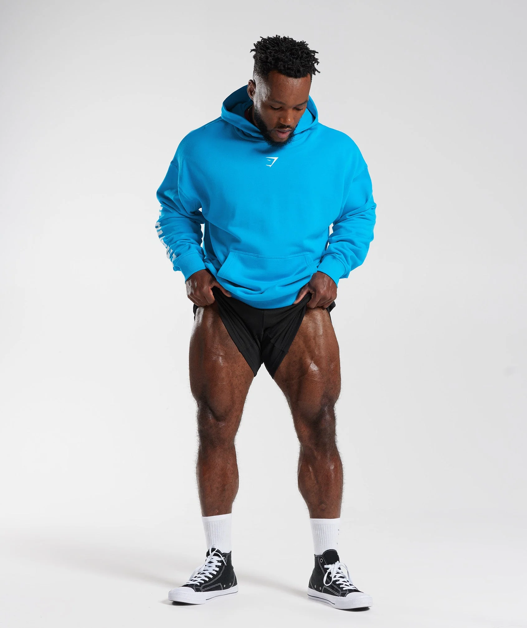 Gymshark Slice Hoodie - Electric Blue - Image 4