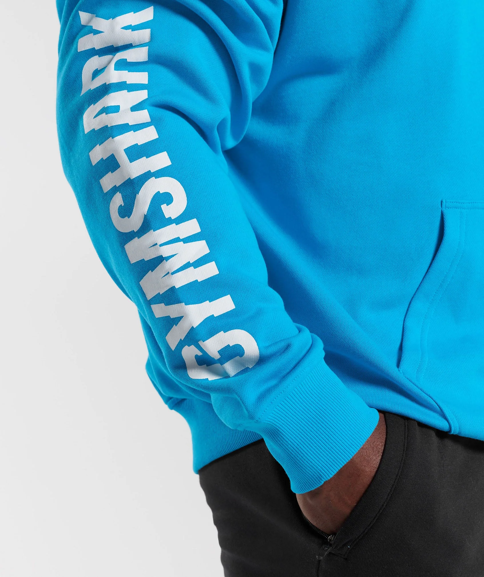 Gymshark Slice Hoodie - Electric Blue - Image 5