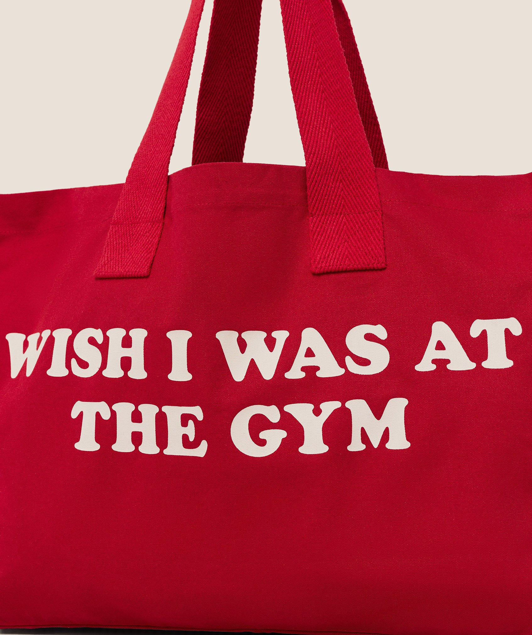 Gymshark Slogan Tote - Carmine Red - Image 3