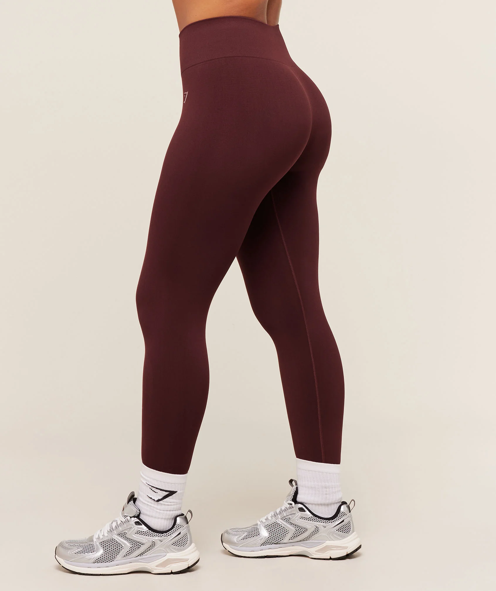 Gymshark Soft Sculpt Leggings - Rich Maroon - Image 3