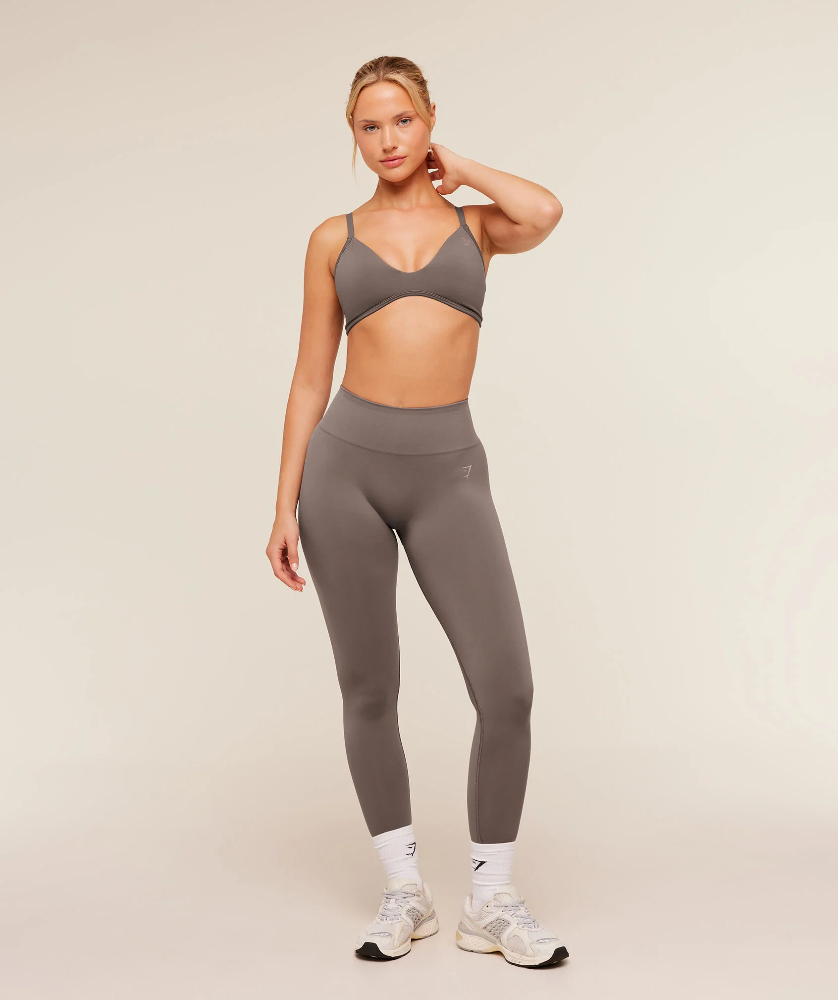 Gymshark Soft Sculpt Leggings - Cool Brown - Image 4