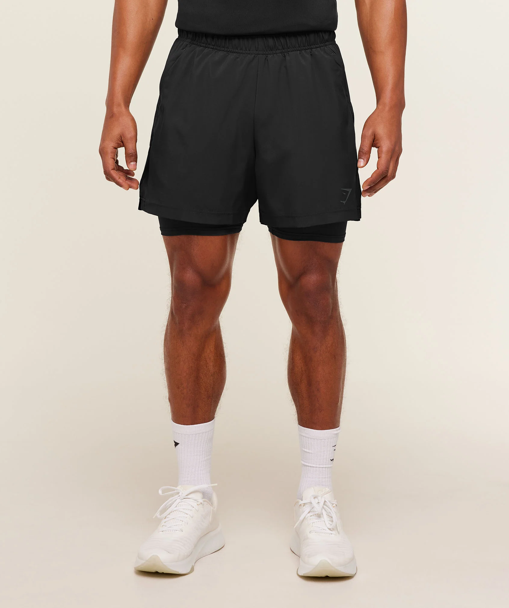 Gymshark Sport 5" 2 in 1 Shorts - Black - Image 2