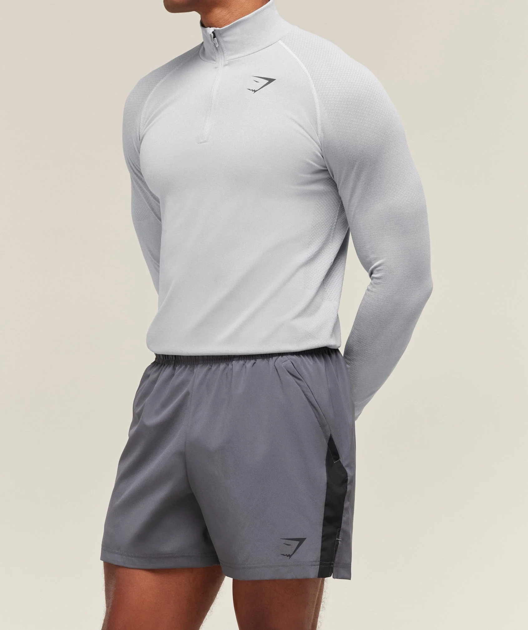 Gymshark Sport 5" Shorts - Dark Grey/Black - Image 3