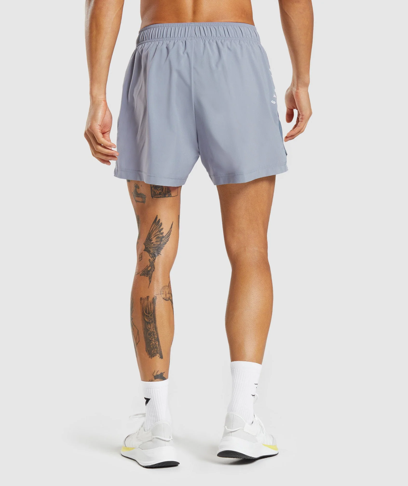 Gymshark Sport 5" Shorts - Drift Grey/Evening Blue - Image 2