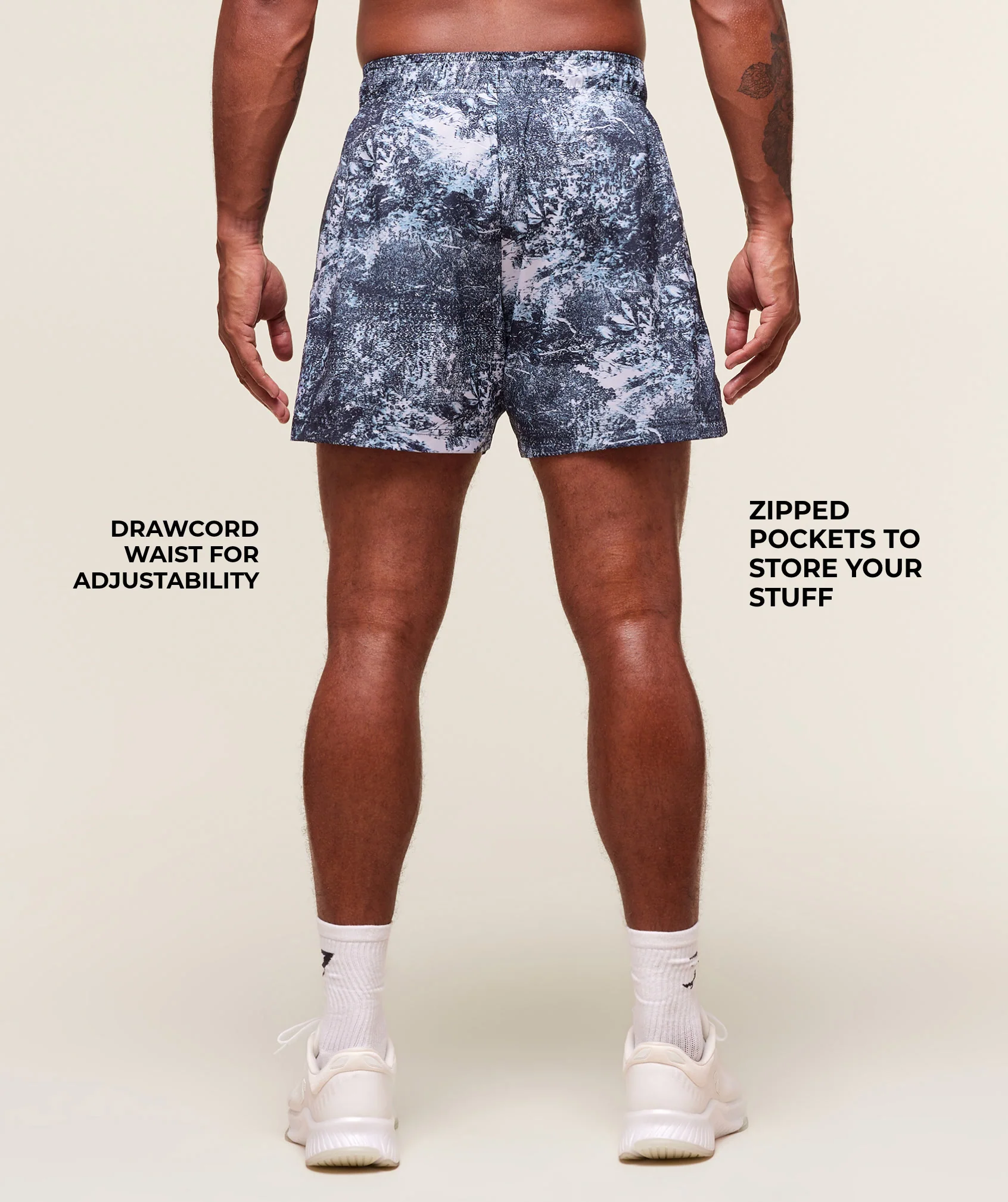 Gymshark Sport 5" Shorts - Smoke Blue/Black - Image 2