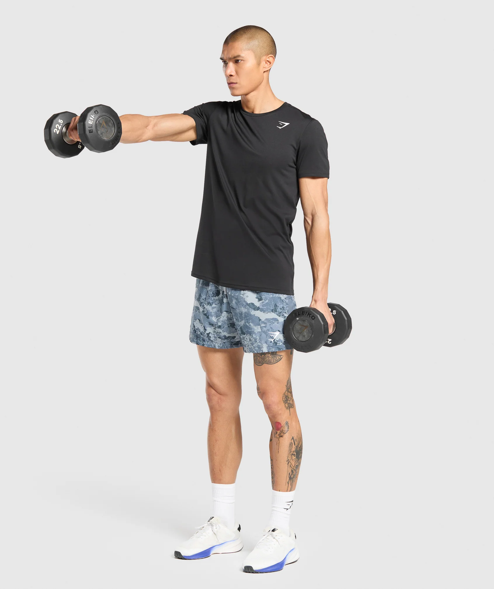 Gymshark Sport 5" Shorts - Denim Grey/Iron Blue - Image 9